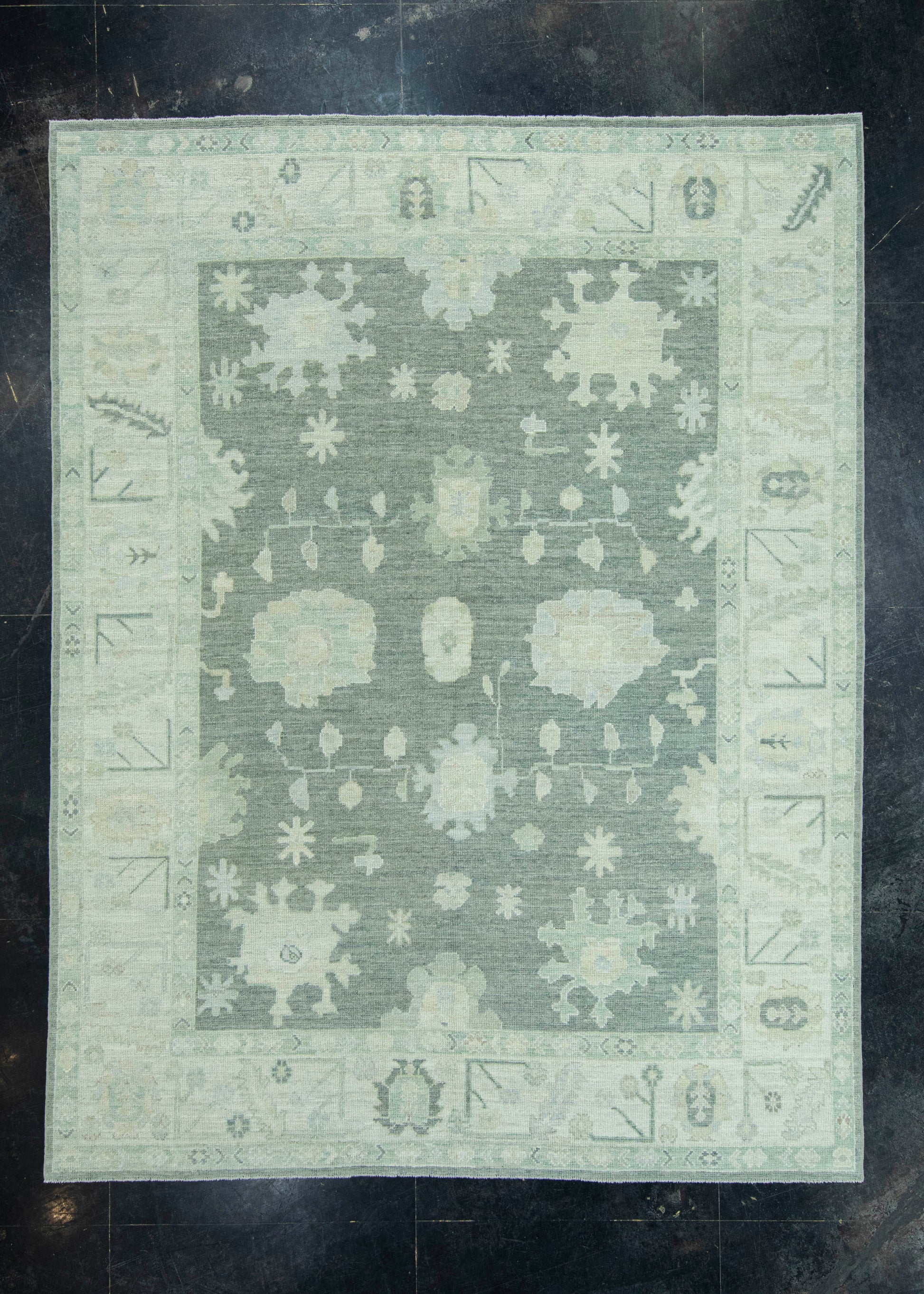 Turkish Oushak Rug 8' x 10'5" #19427