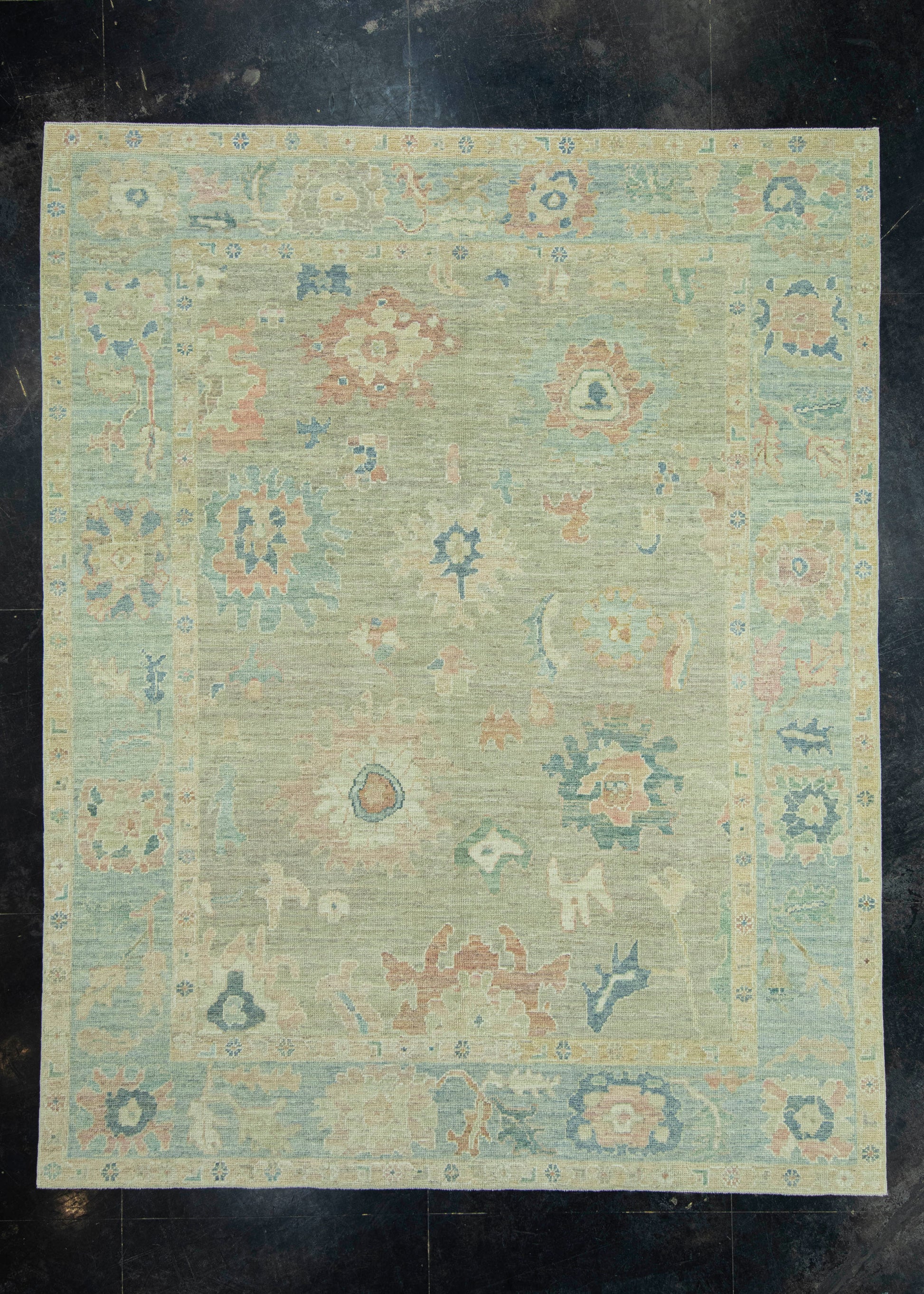 Turkish Oushak Rug 8'3" x 10'5" #19342