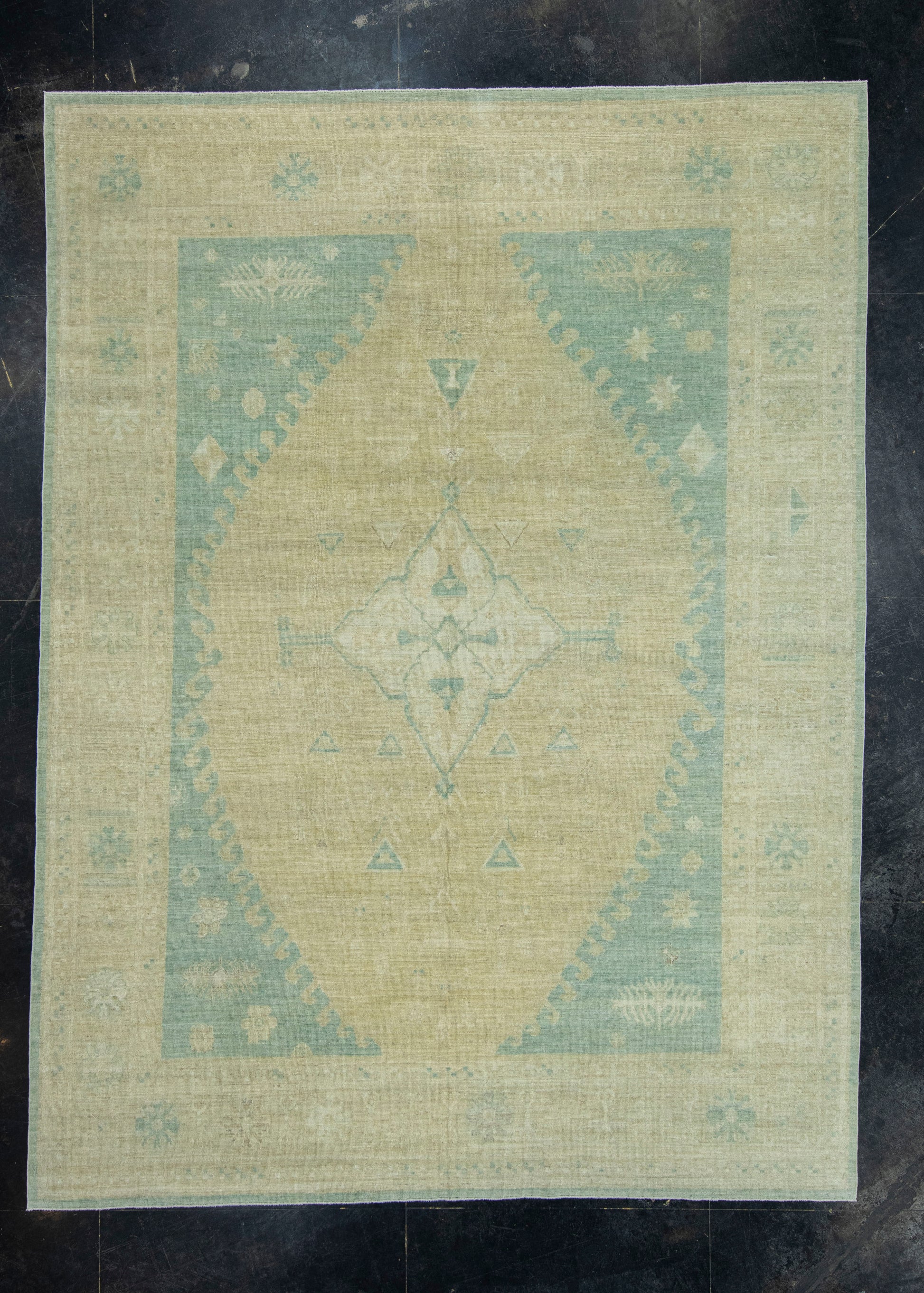 Turkish Oushak Antique Look Rug 8'2" x 10'11" #20075