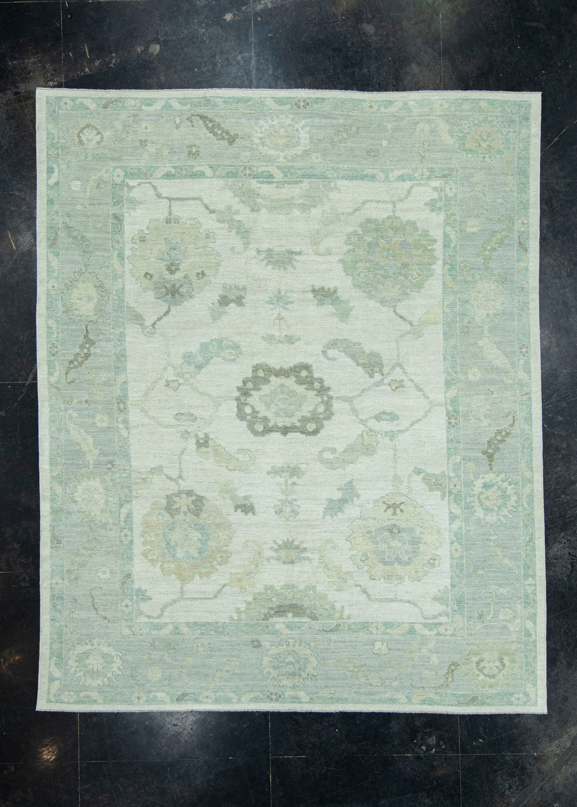 Turkish Oushak Rug 7'11" x 9'10" #19332
