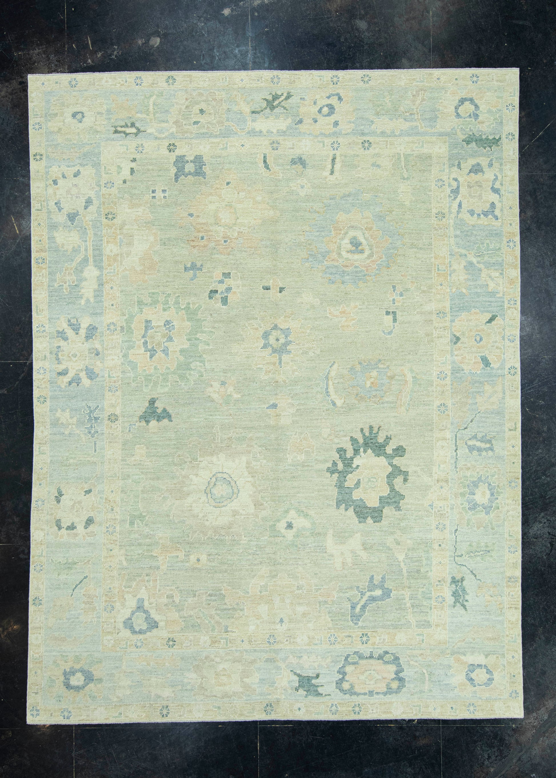 Turkish Oushak Rug 8' x 10'7" #19397