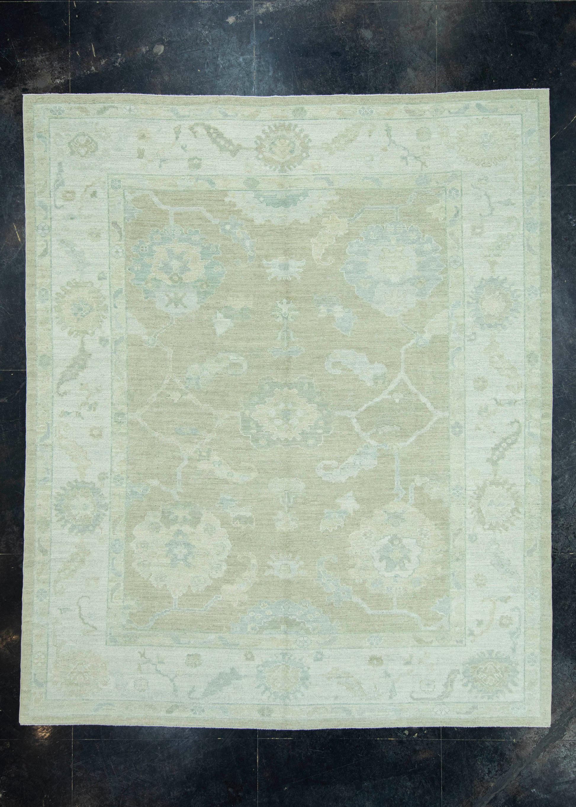 Turkish Oushak Rug 8'7" x 10'3" #19393