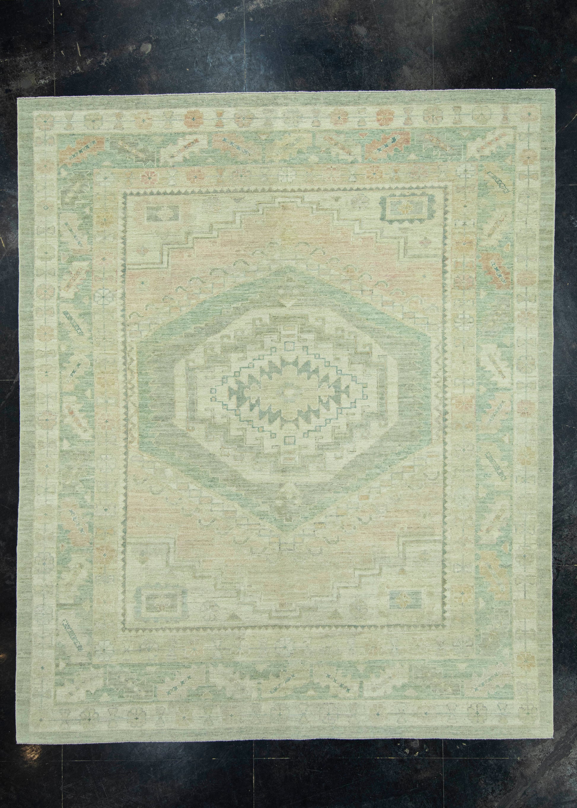 Turkish Oushak Rug 8'5" x 10'2" #19336