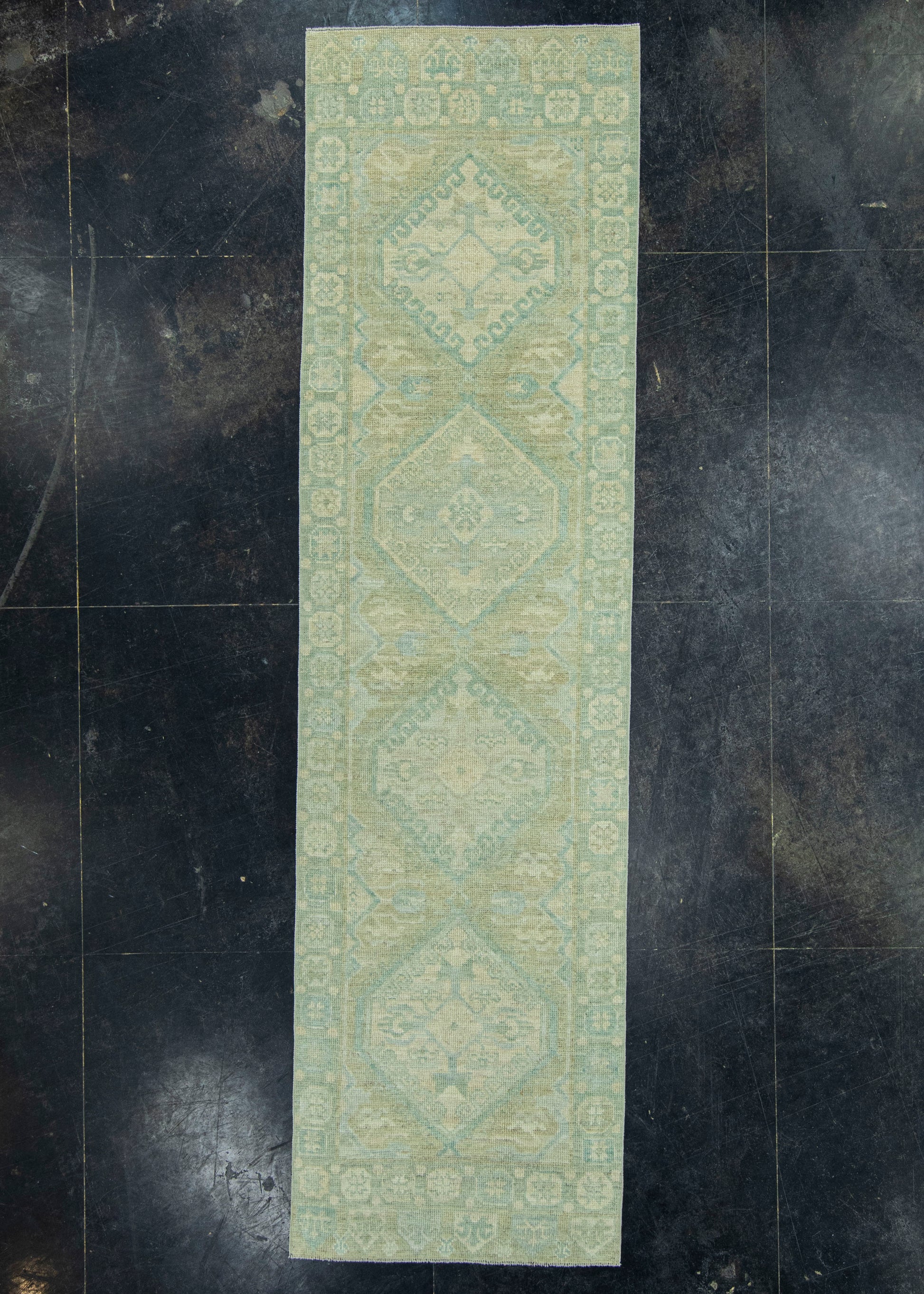 Turkish Oushak Rug 2'10" x 10'6" #20040