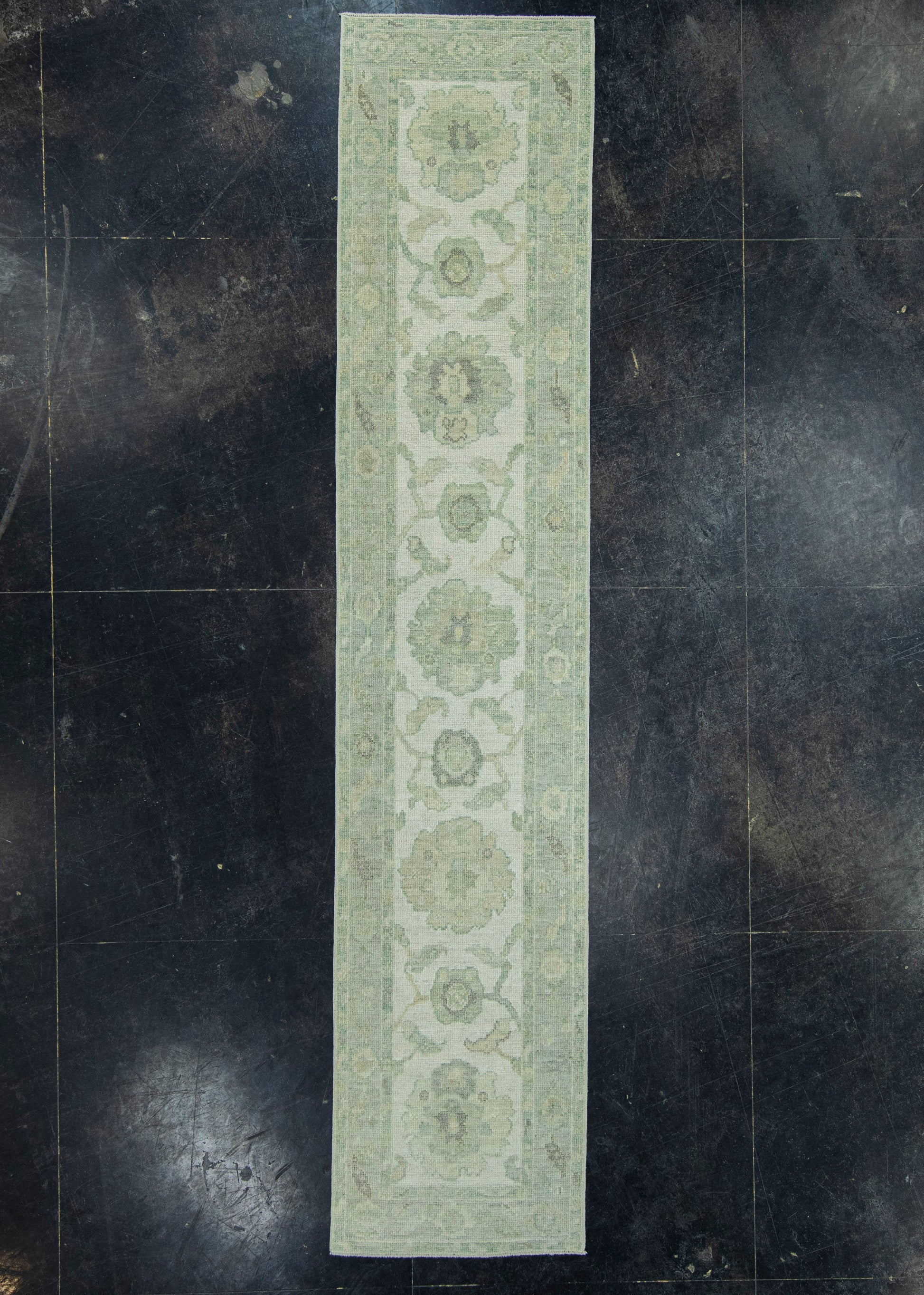 Turkish Oushak Rug 2'2" x 10'7" #19341
