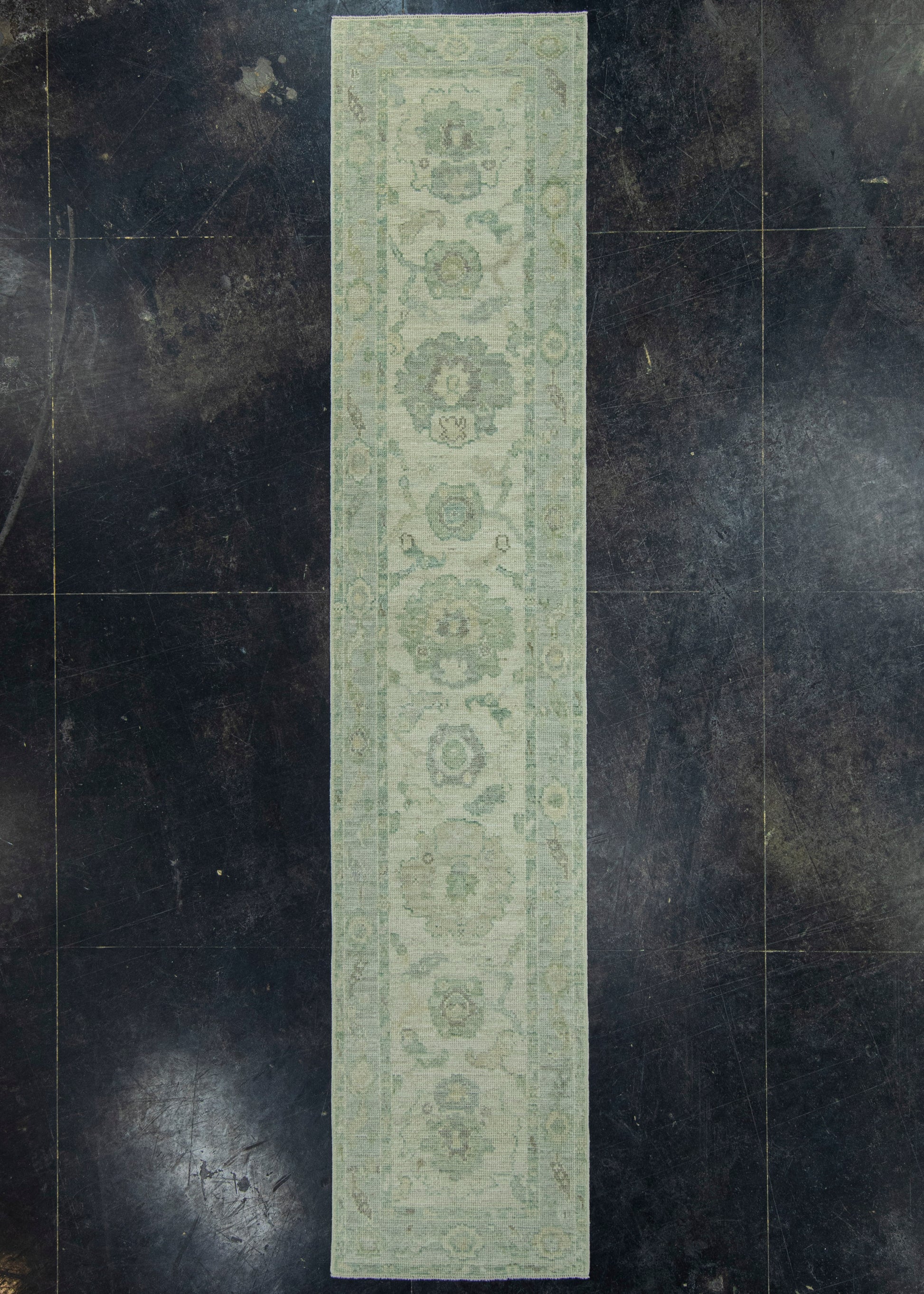 Turkish Oushak Rug 2'2" x 10'6" #19323