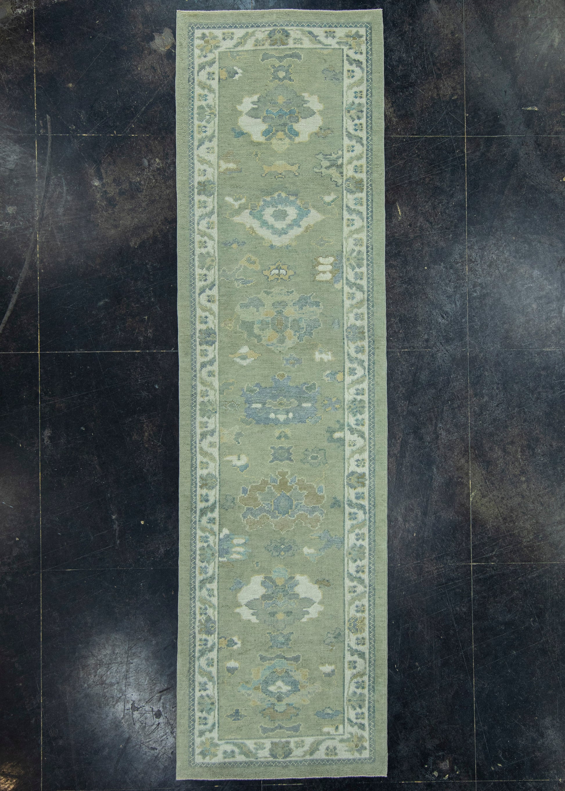 Turkish Oushak Rug 2'11" x 10'7" #19043
