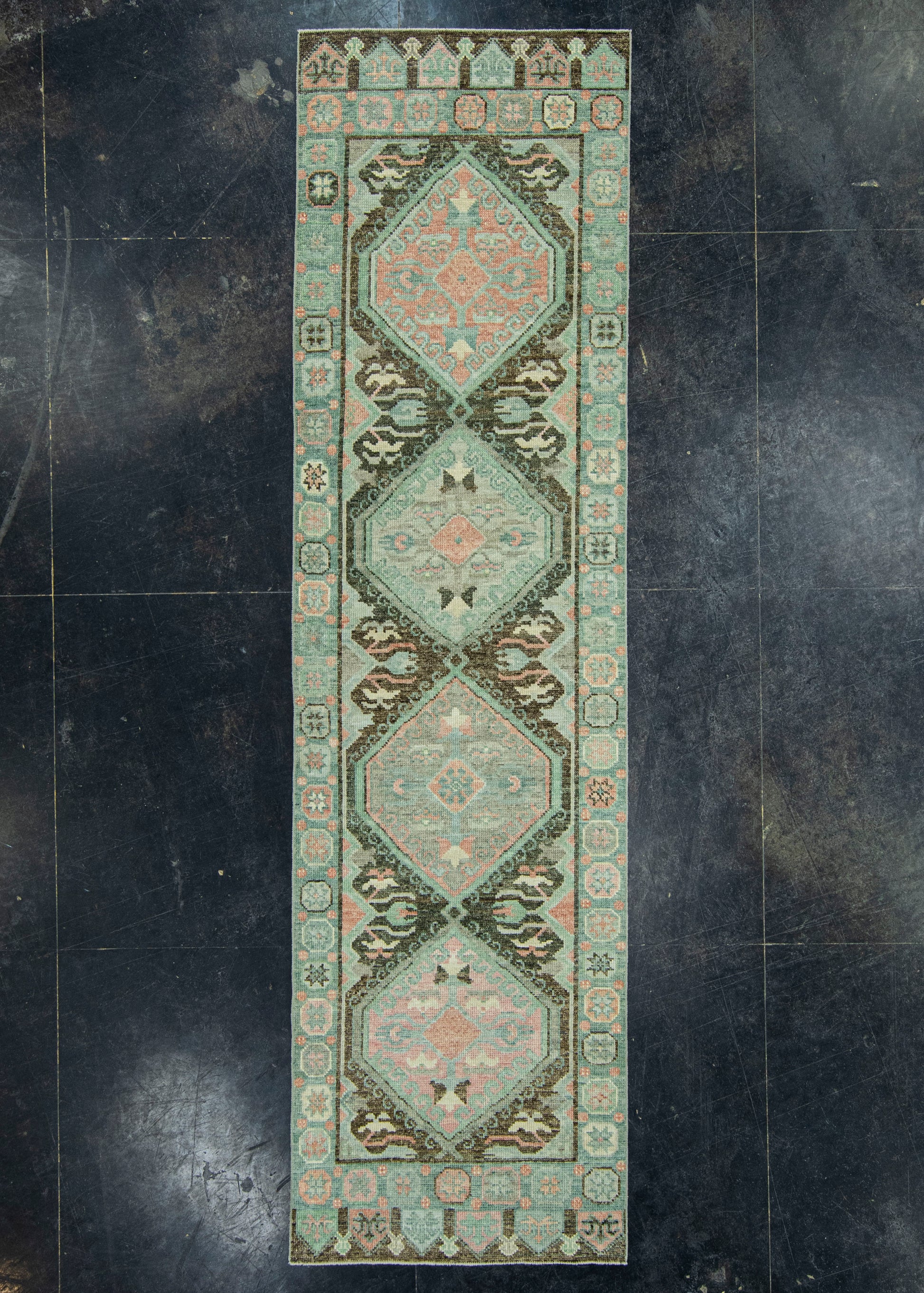 Turkish Oushak Rug 2'10" x 10'5" #20053