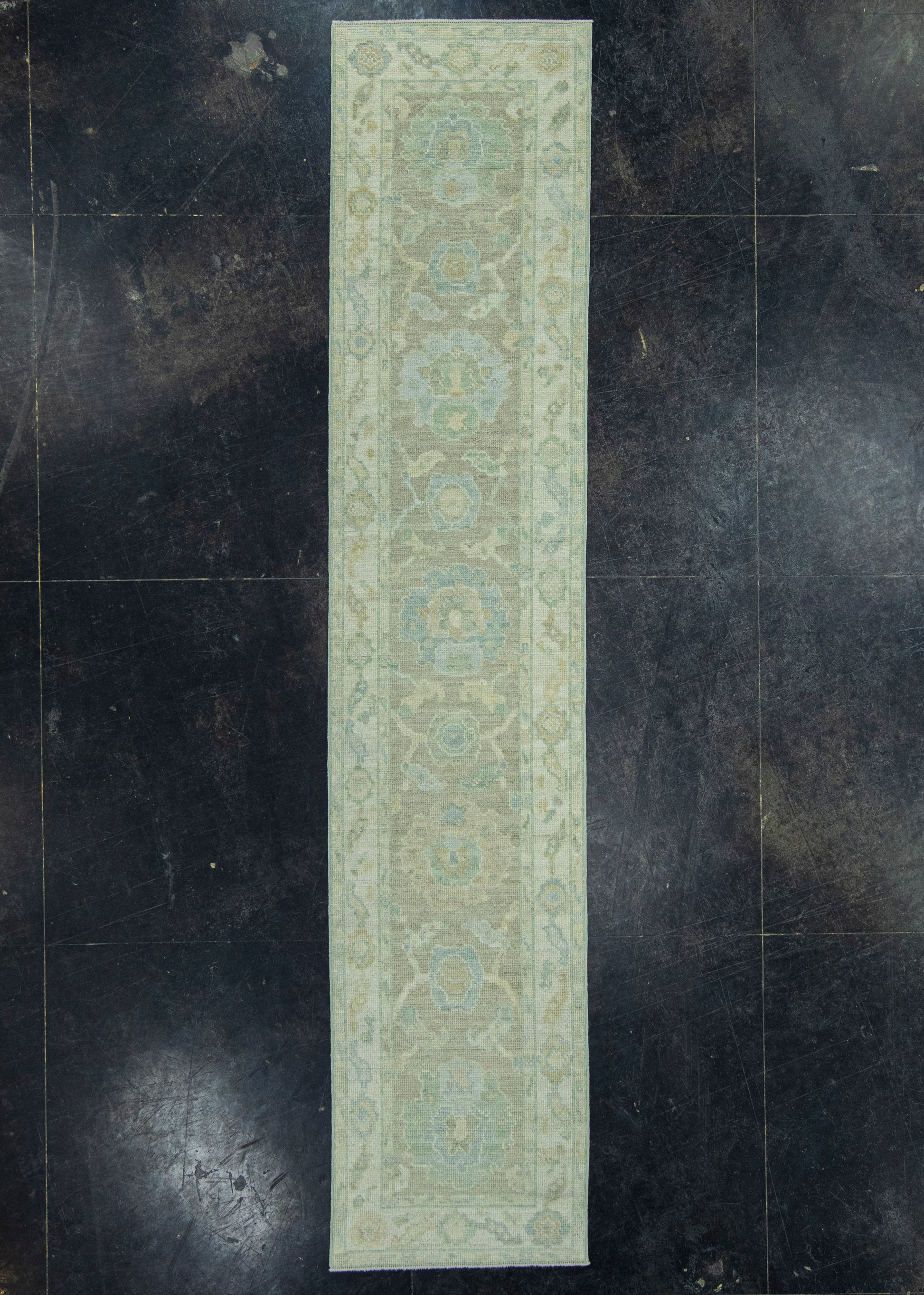 Turkish Oushak Rug 2'2" x 10'3" #19275