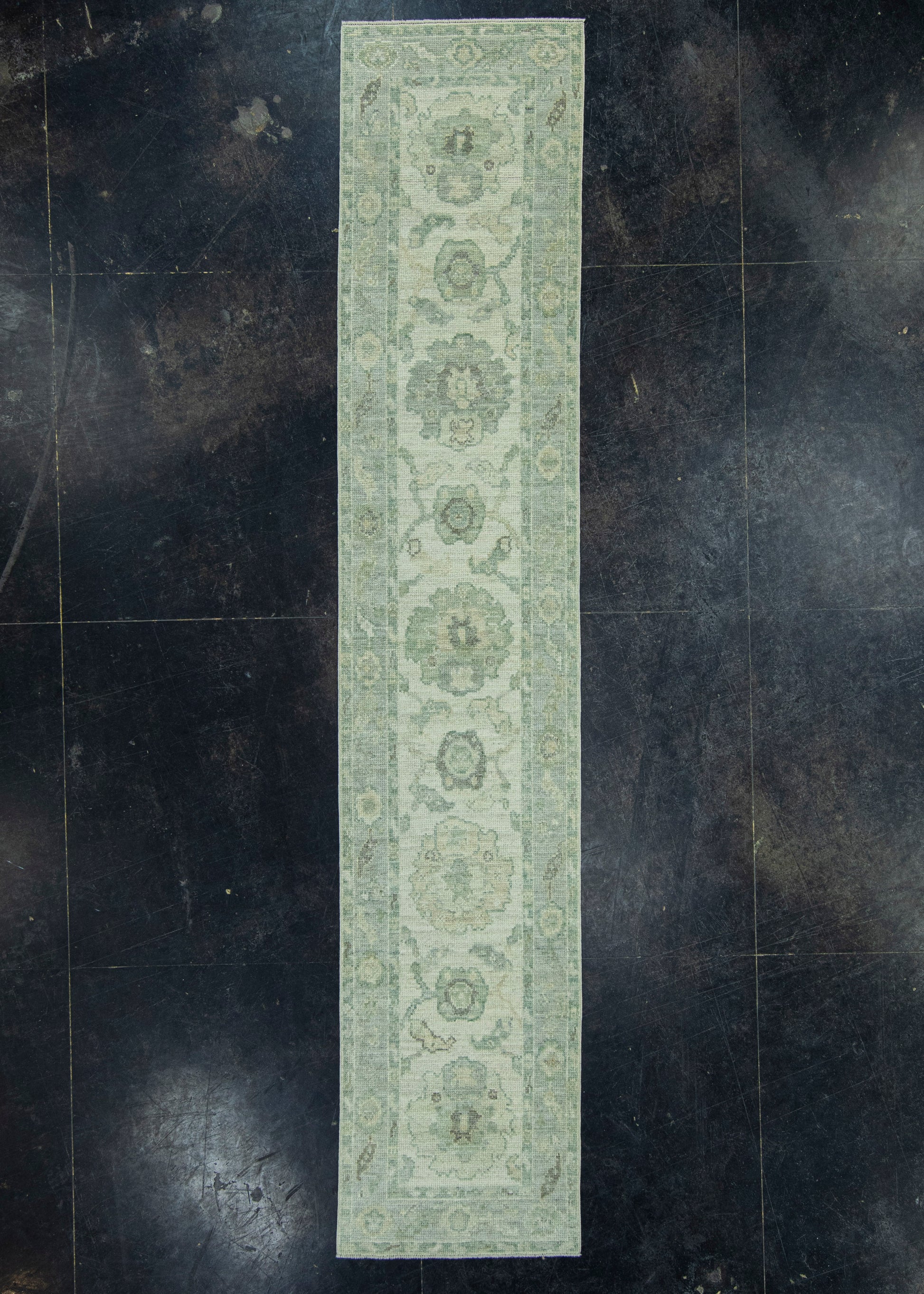 Turkish Oushak Rug 2'1" x 10'8" #19487