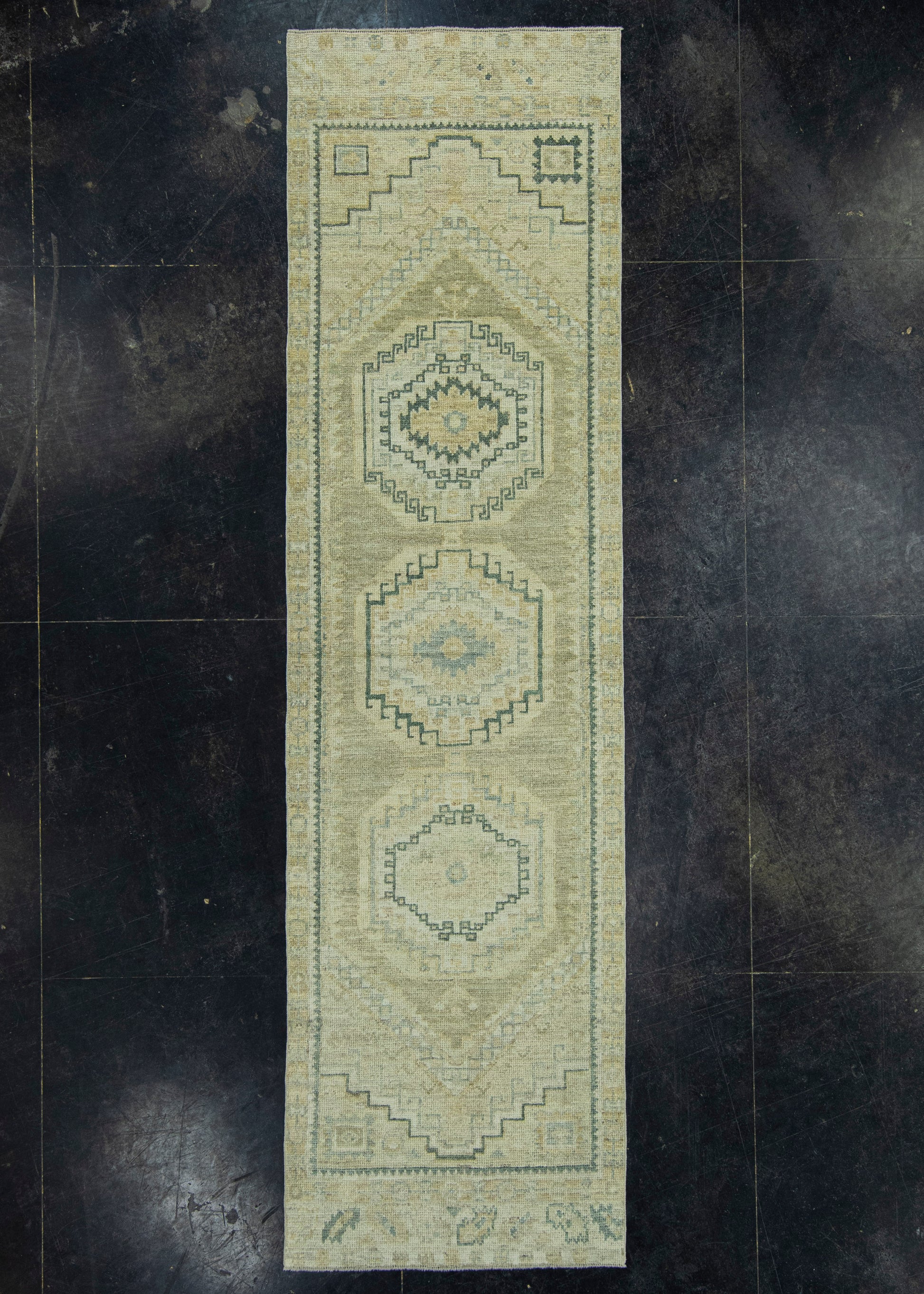 Turkish Oushak Rug 2'10" x 10'5" #19270
