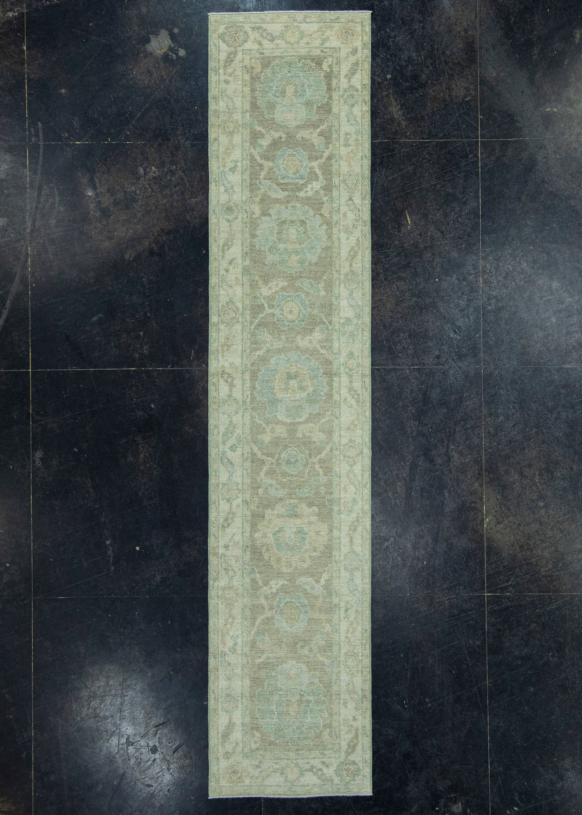 Turkish Oushak Rug 2'2" x 10'3" #19320