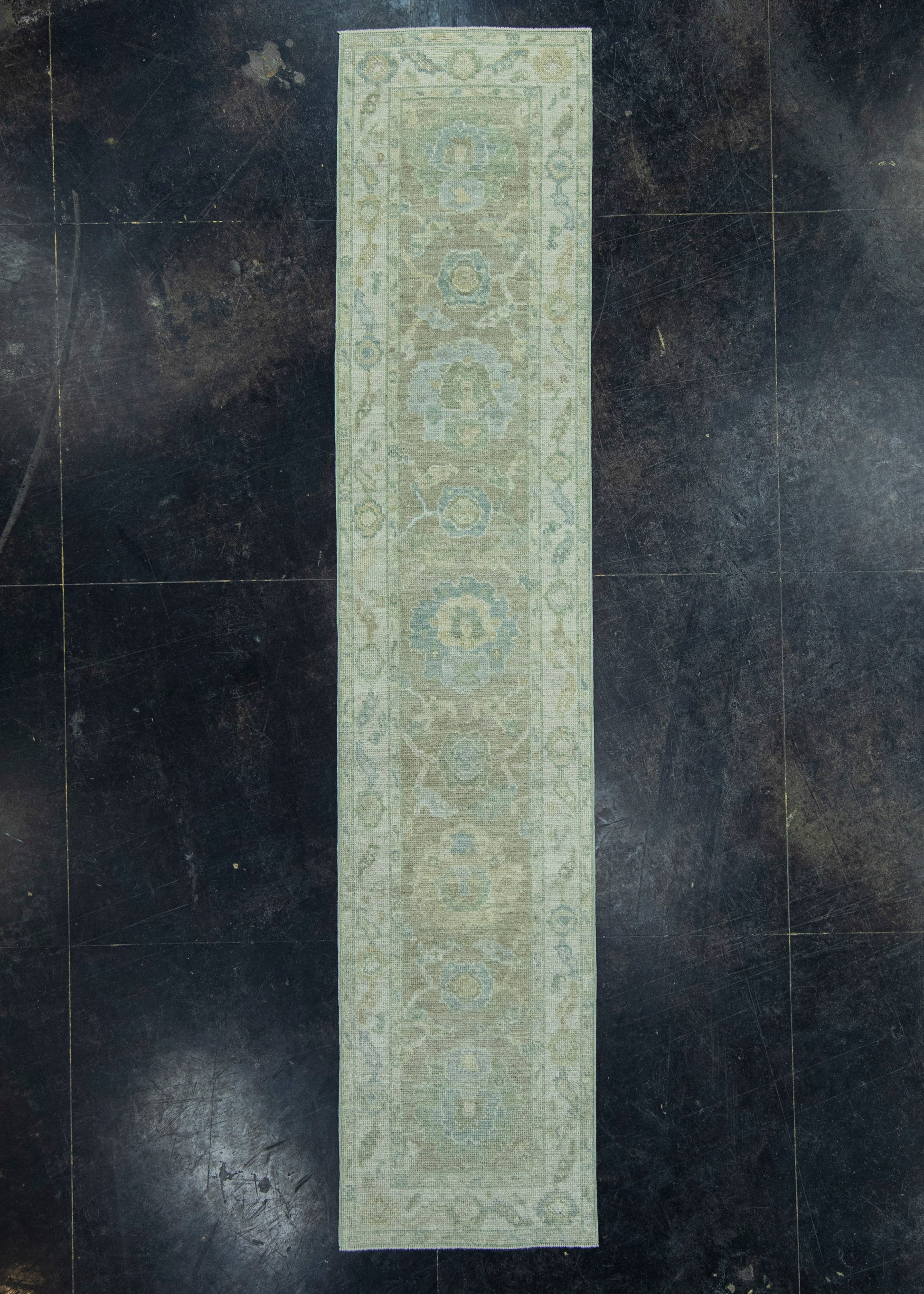 Turkish Oushak Rug 2'2" x 10'1" #19293