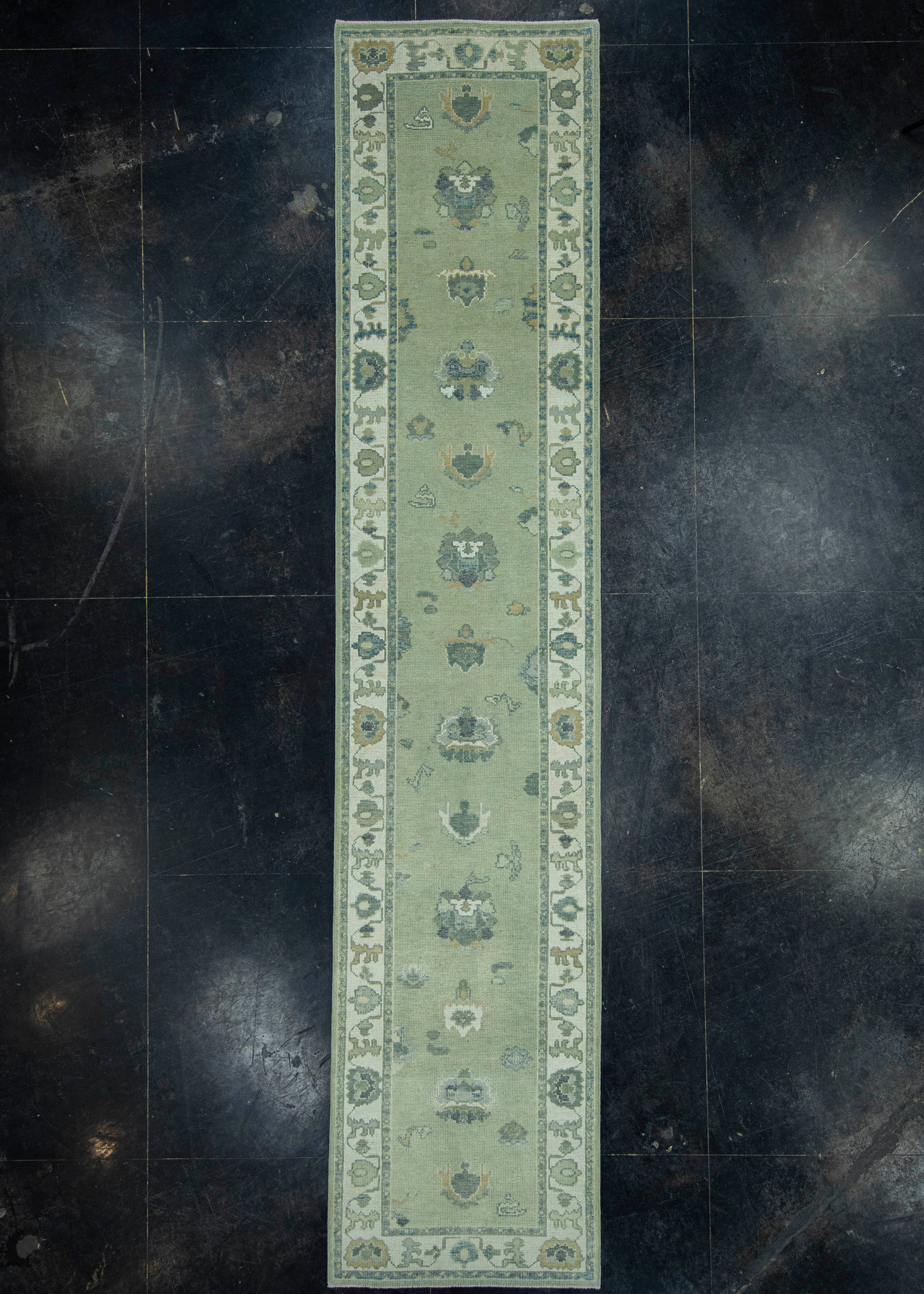 Turkish Oushak Rug 2'11" x 13'7" #19101