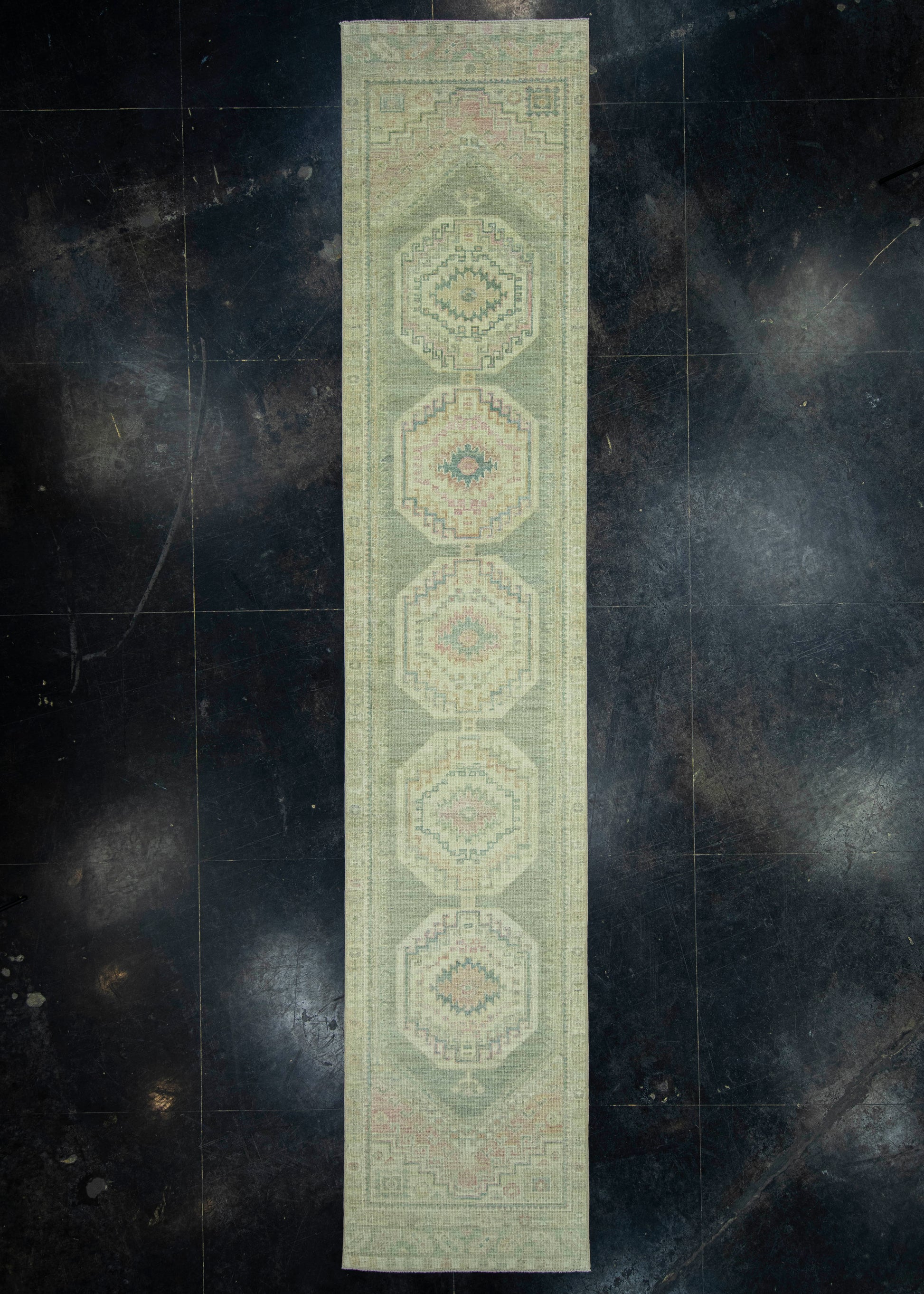 Turkish Oushak Rug 2'11" x 4'10" #19468