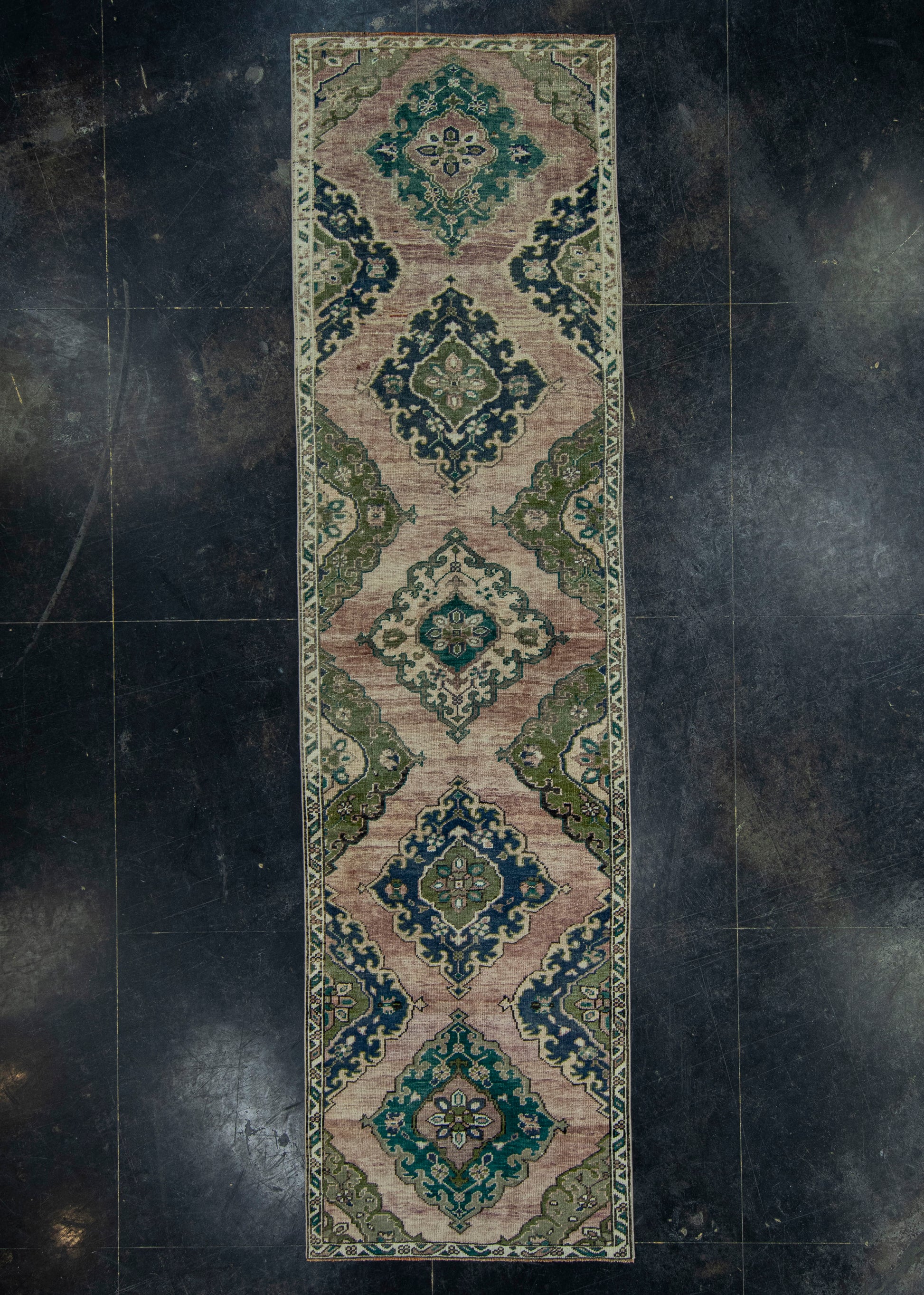 Turkish Vintage Rug 3'2" x 11'8" #20720