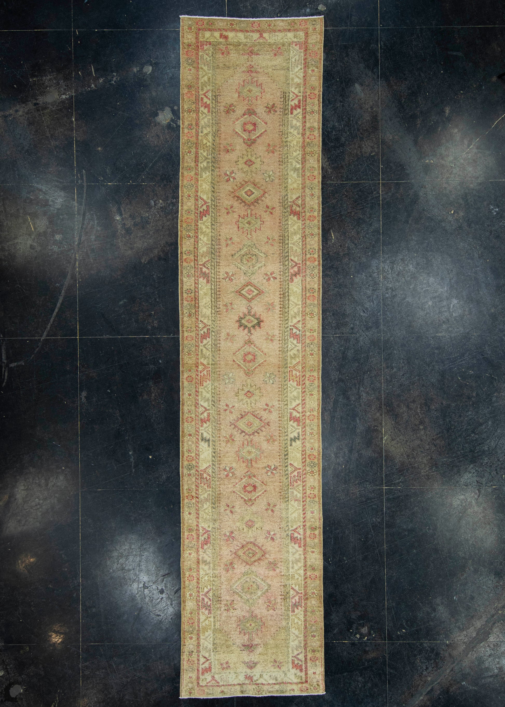 Turkish Anatolian Runner Rug  2'9" x 13'2" #20032