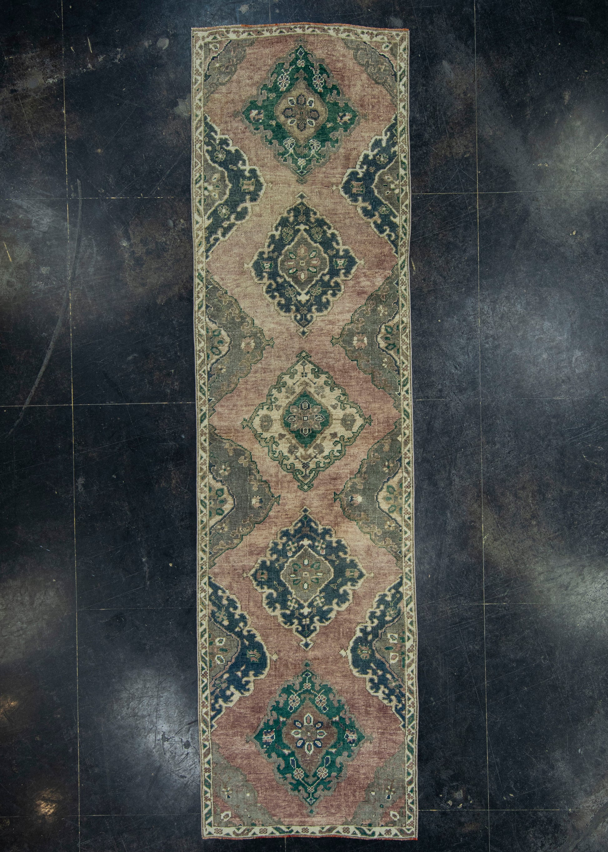 Turkish Vintage Rug 3'2" x 11'9" #20718