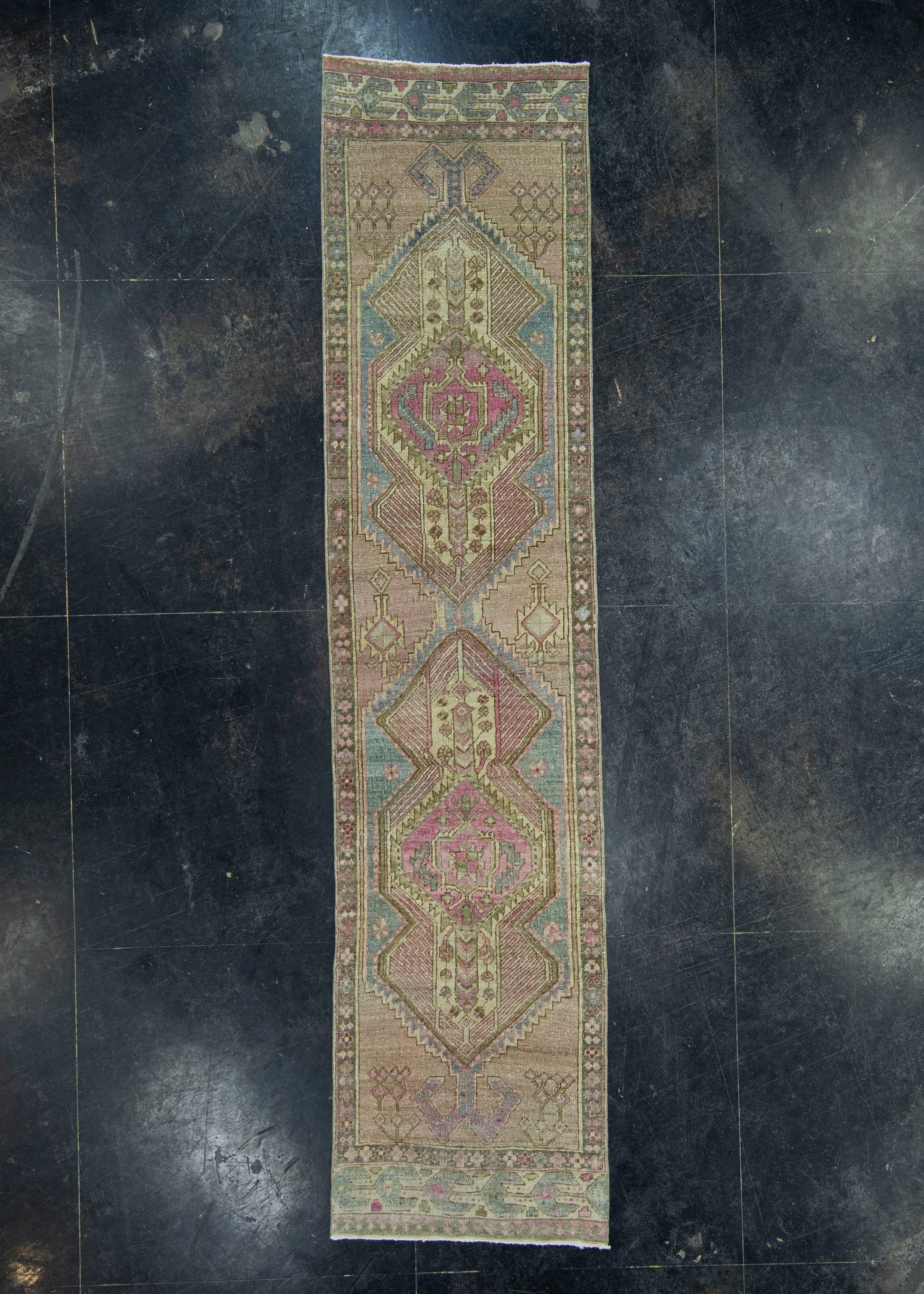 Turkish Vintage Rug 2'6" x 10'8" #20679