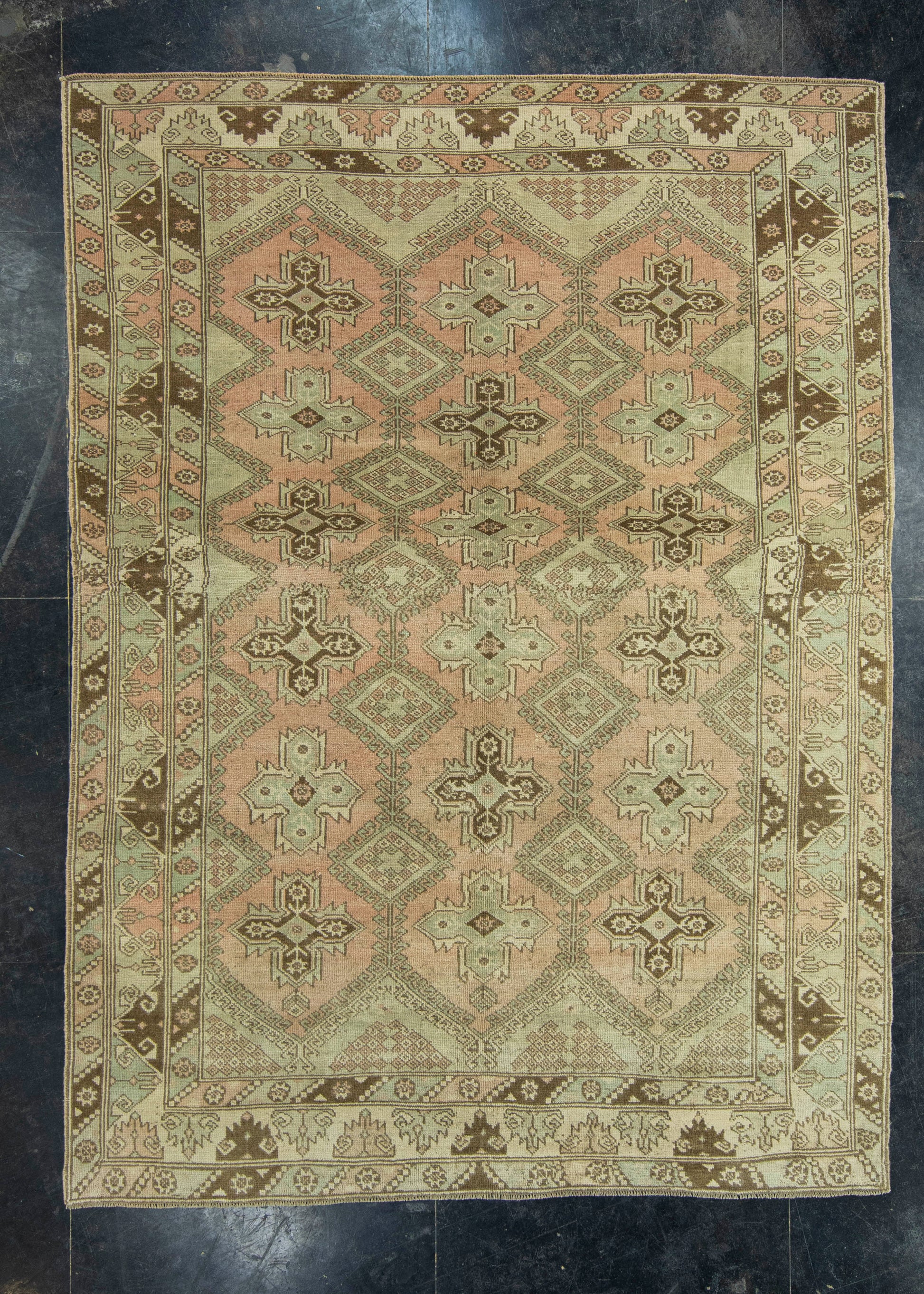 Turkish Vintage Rug 6'10" x 9'4" #20698