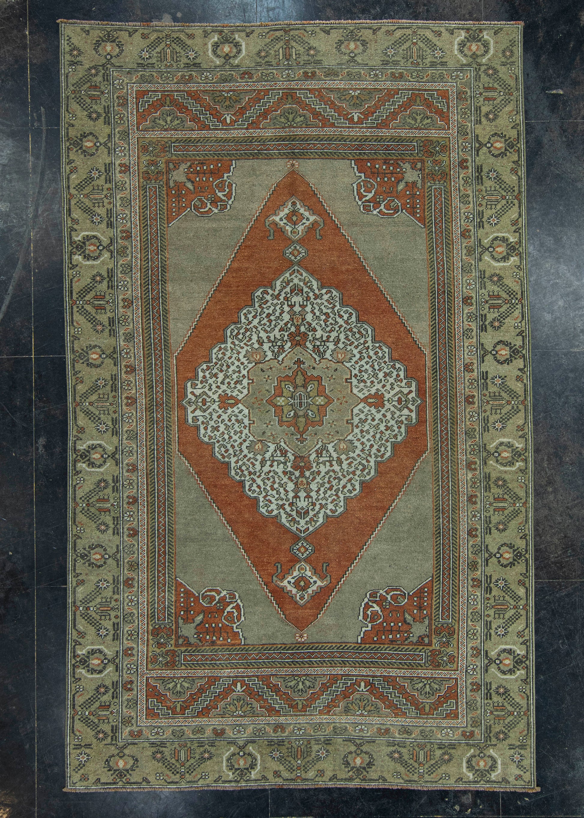 Turkish Vintage Rug 6'1" x 10' #20591