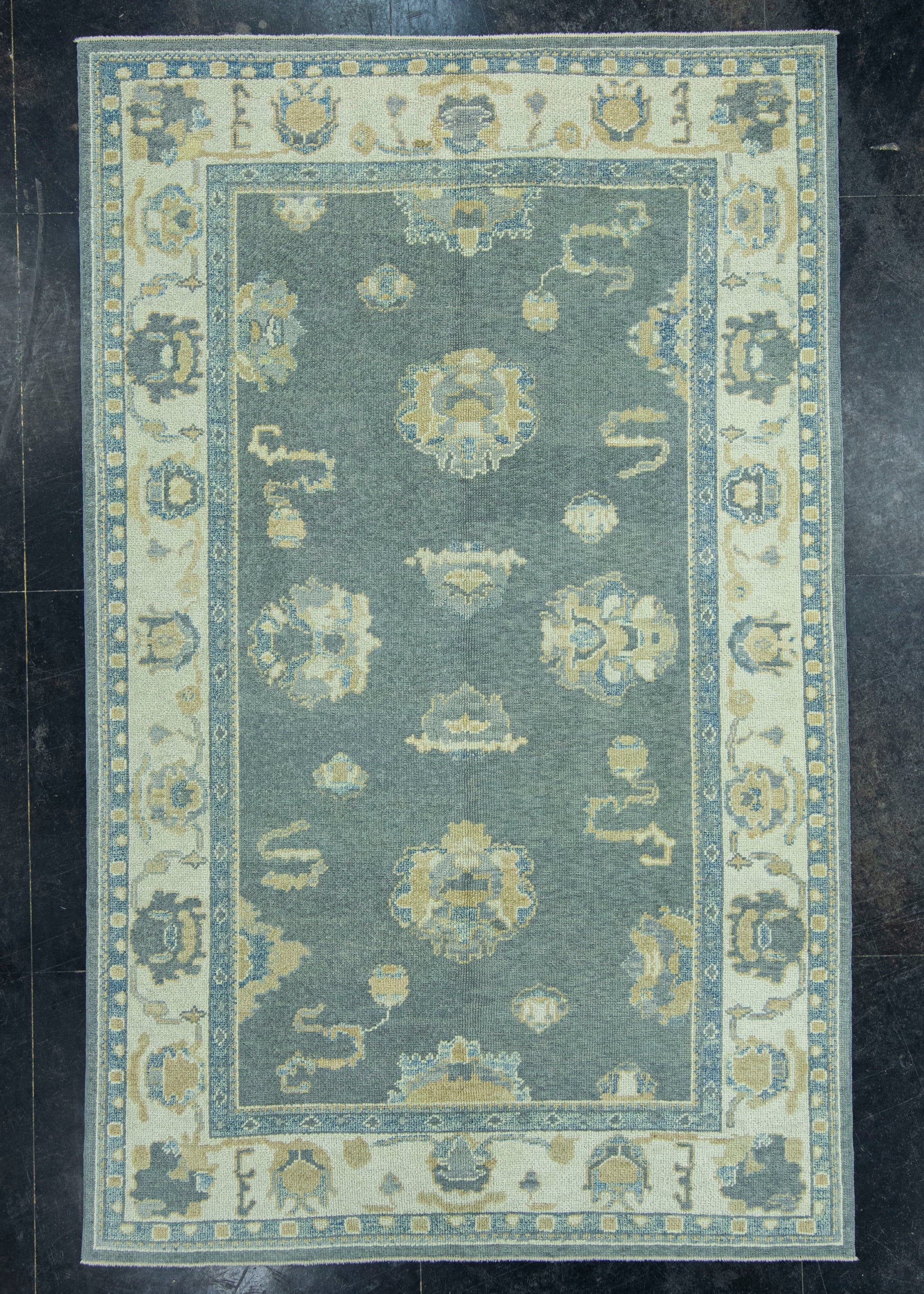 Turkish Oushak Rug 6' x 9'7" #19105