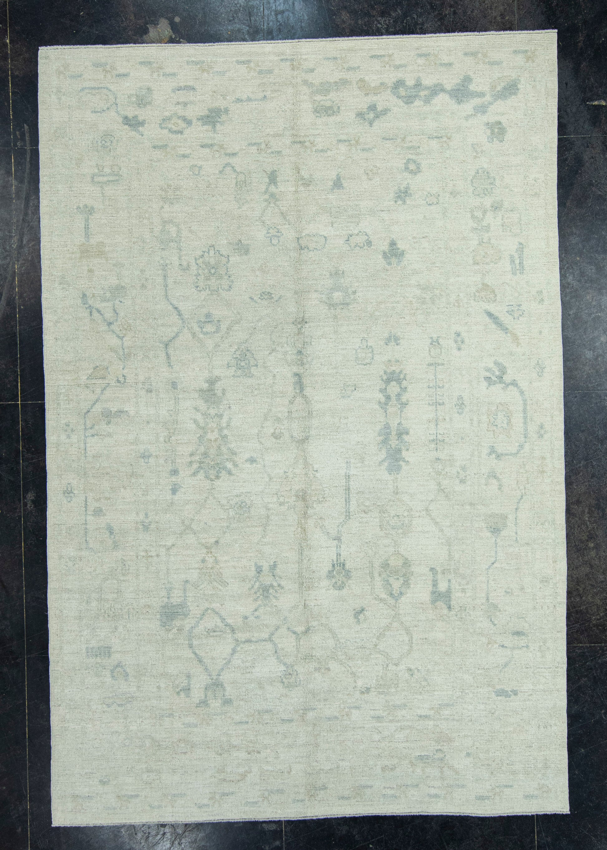 Turkish Oushak Rug 6'1" x 9'2" #19401