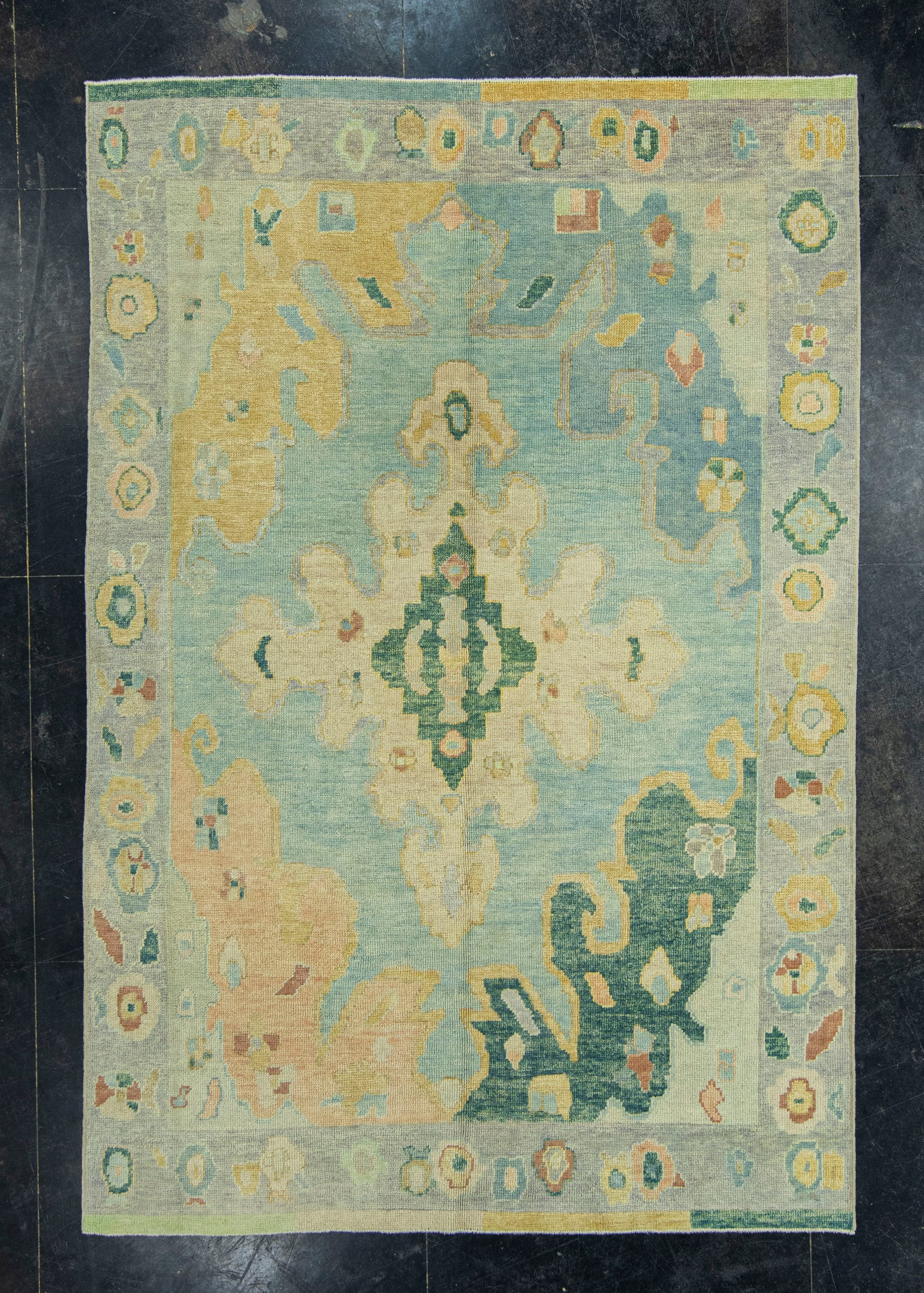 Turkish Oushak Rug 6' x 8'11" #19151