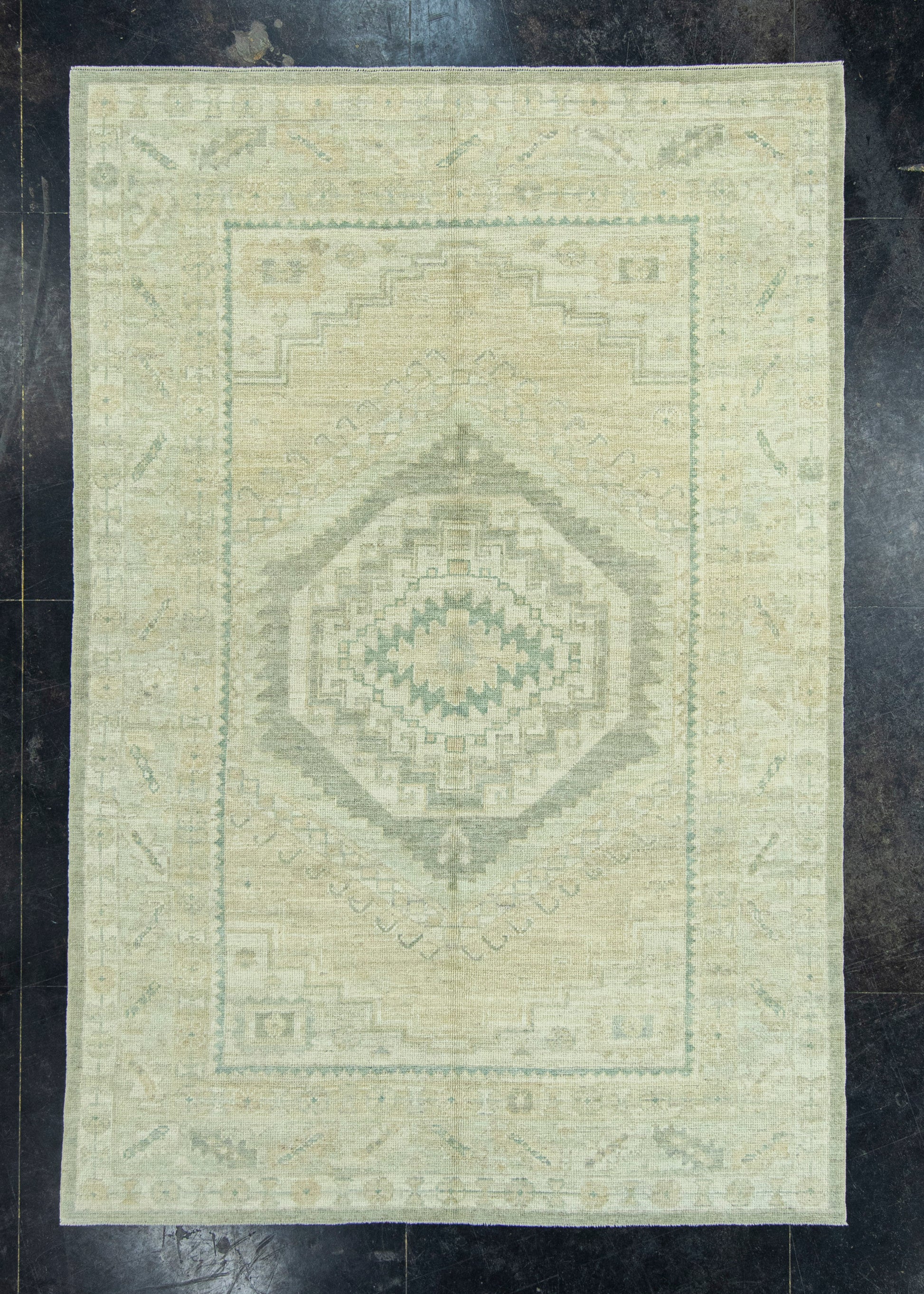 Turkish Oushak Rug 6' x 8'11" #19308