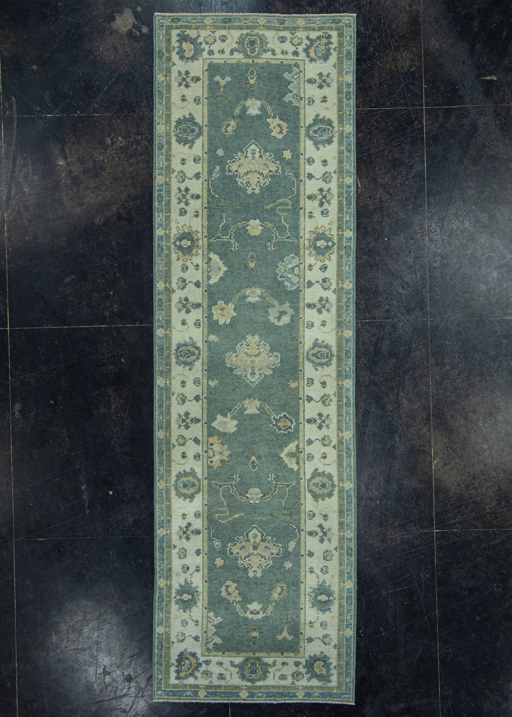 Turkish Oushak Rug 2'10" x 9'8" #19165