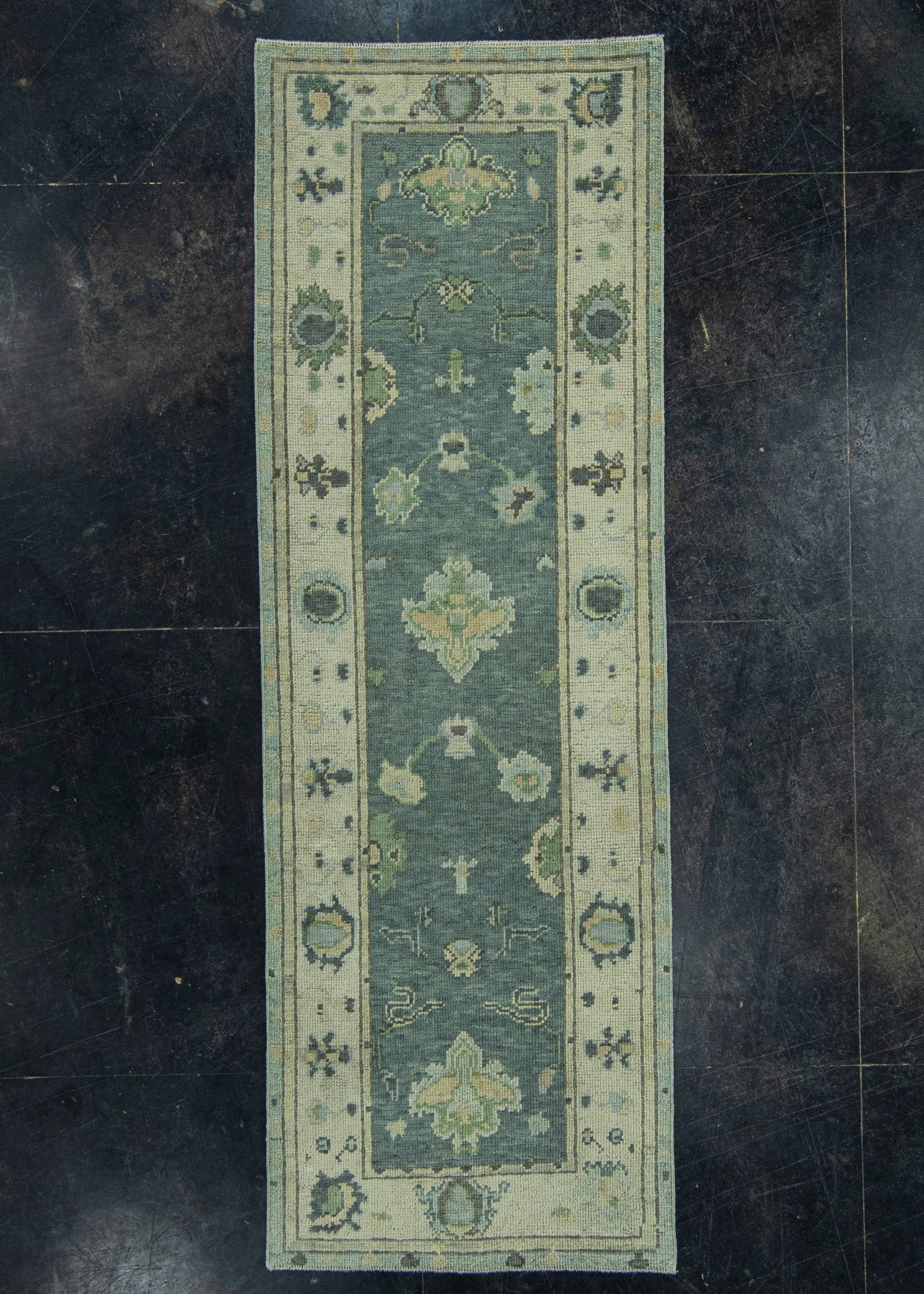 Turkish Oushak Rug 2'9" x 8'3" #19095