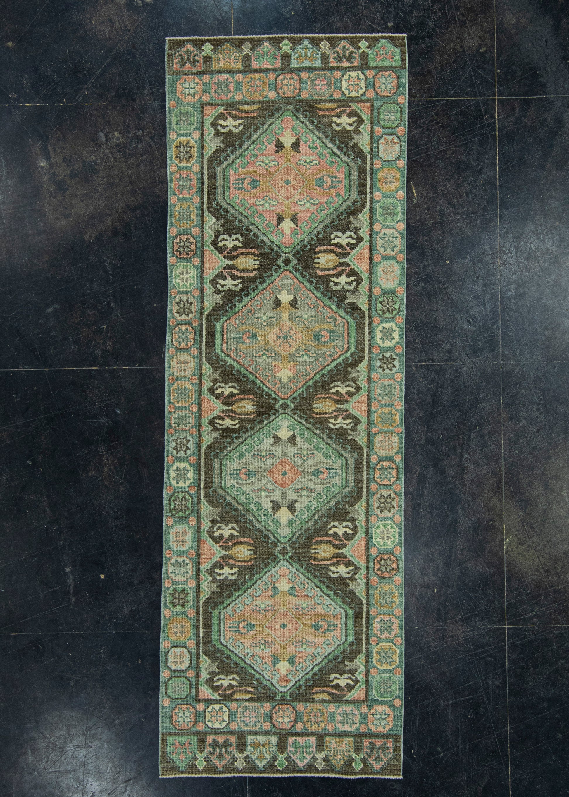 Turkish Oushak Rug 2'8" x 8'5" #20031