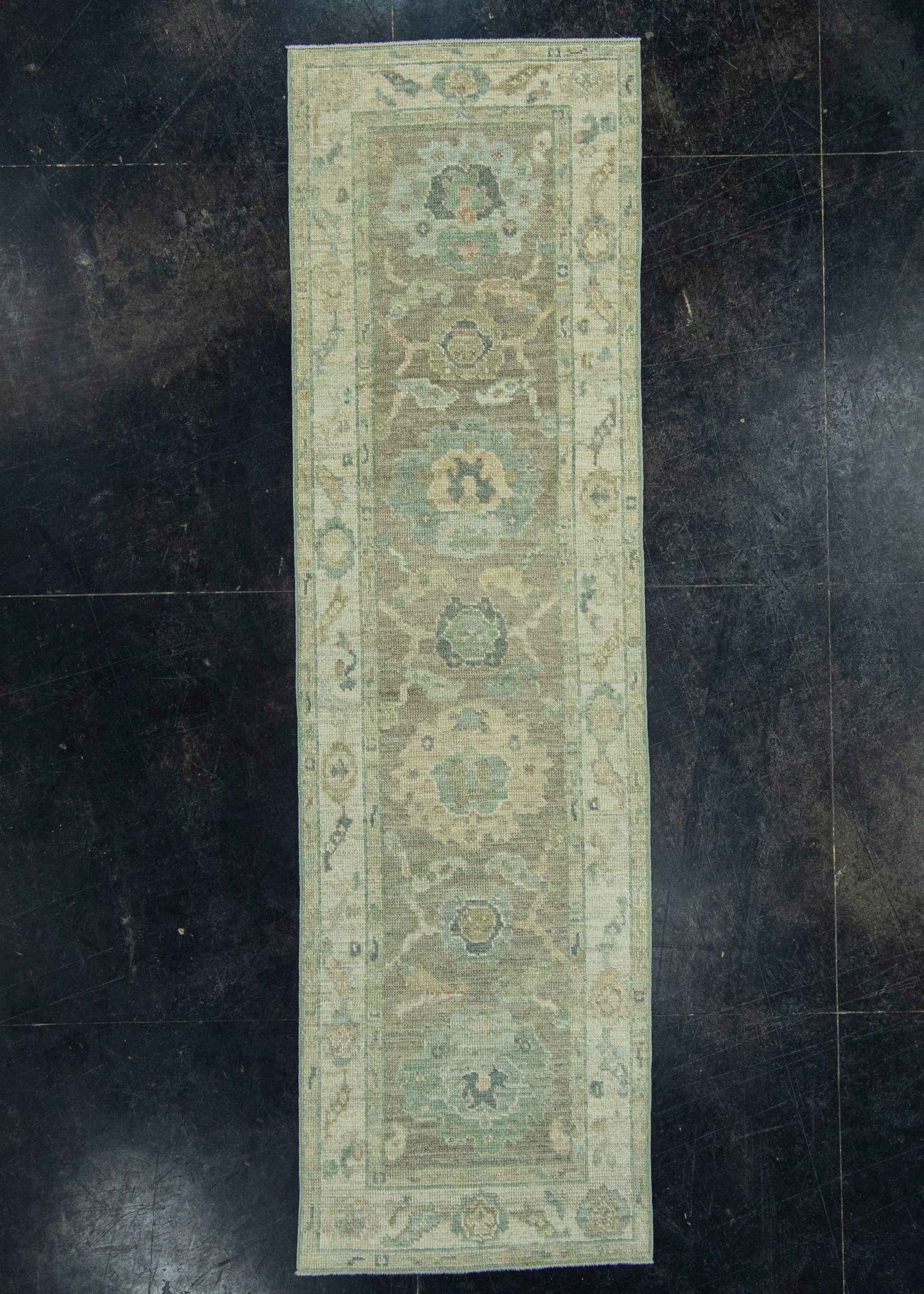 Turkish Oushak Rug 2'5" x 8'7" #19269