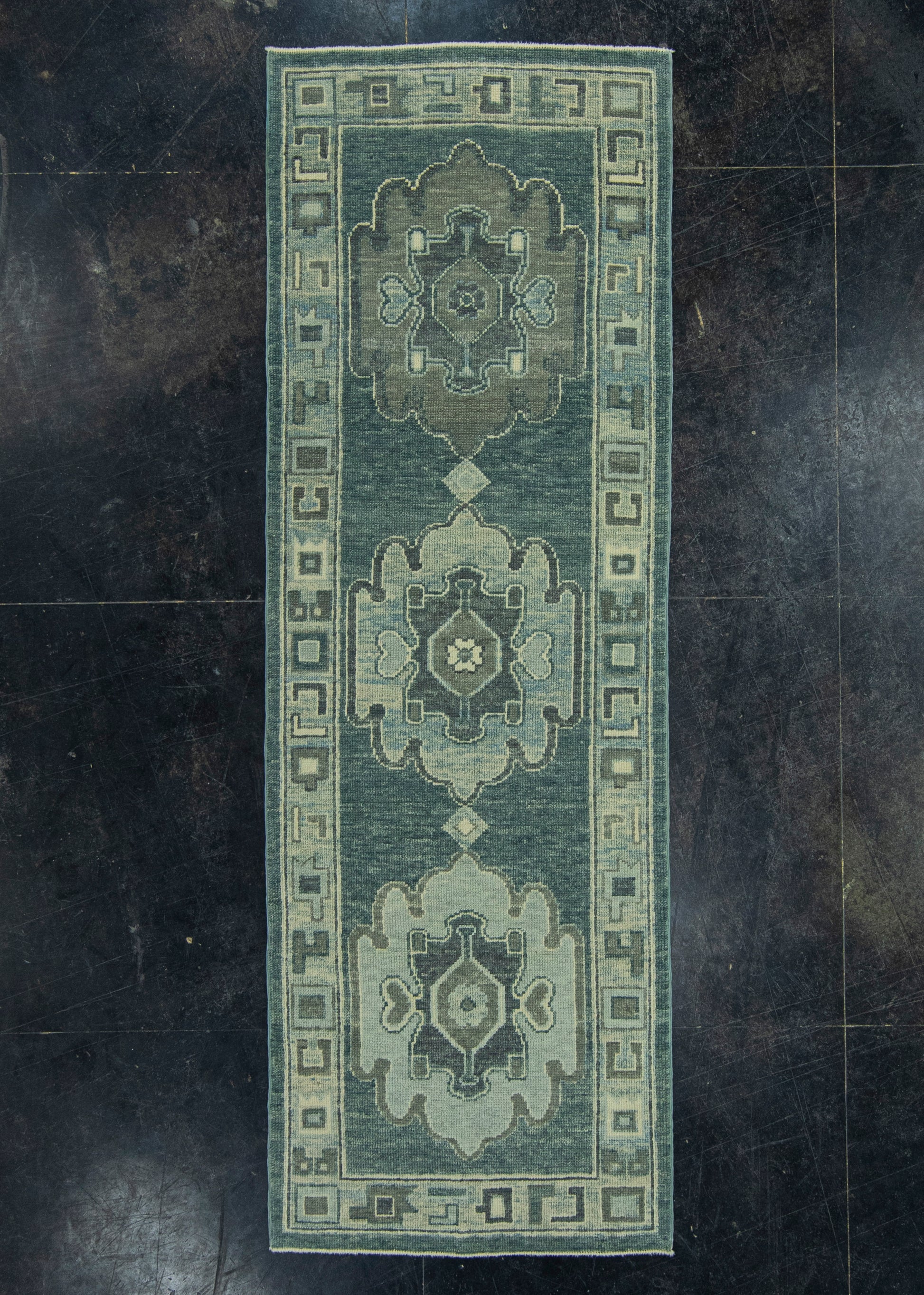 Turkish Oushak Rug 2'10" x 8'5" #19214