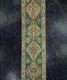 Turkish Oushak Rug 2'9" x 10' #19067