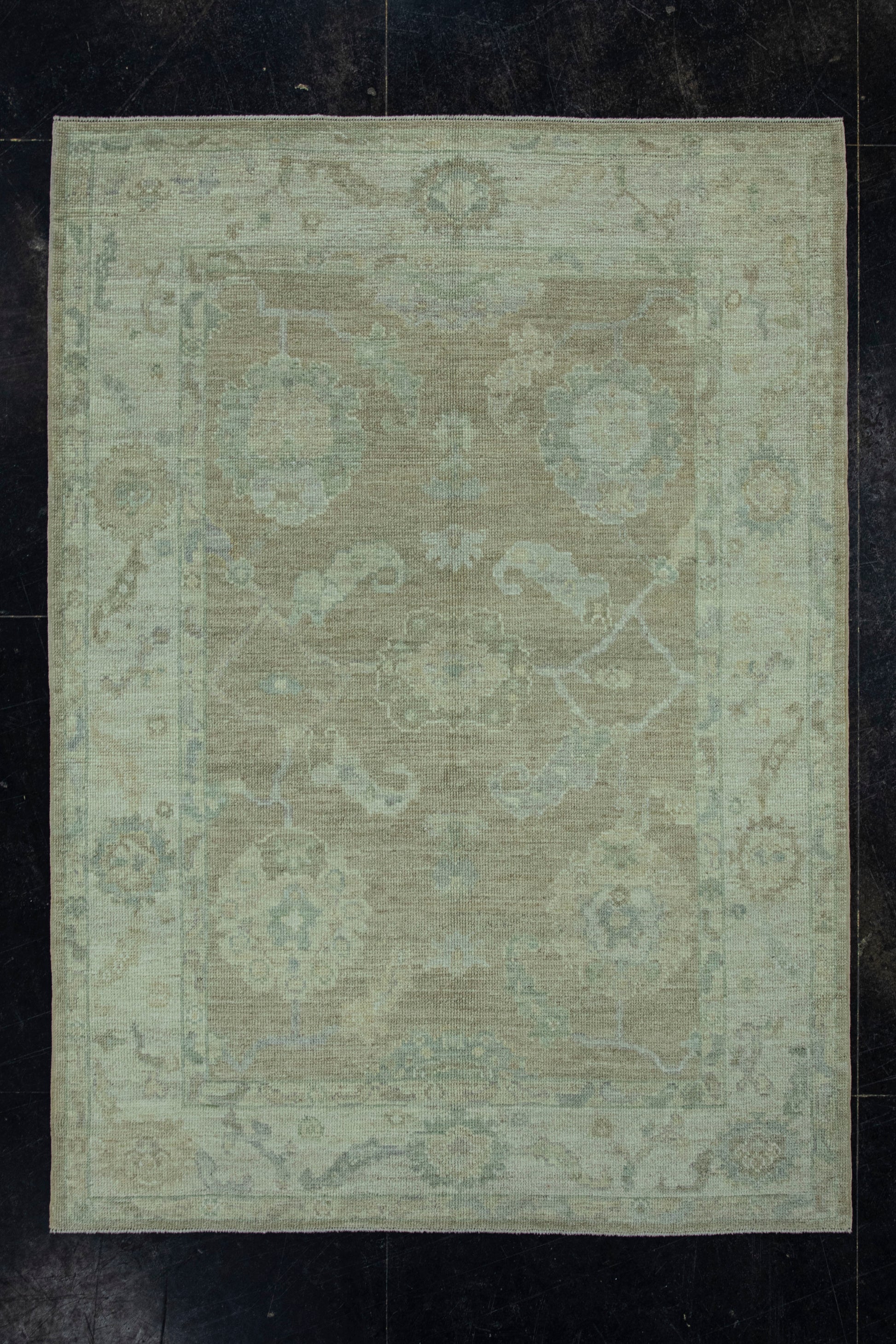 Turkish Oushak Rug 5' x 7' #19423