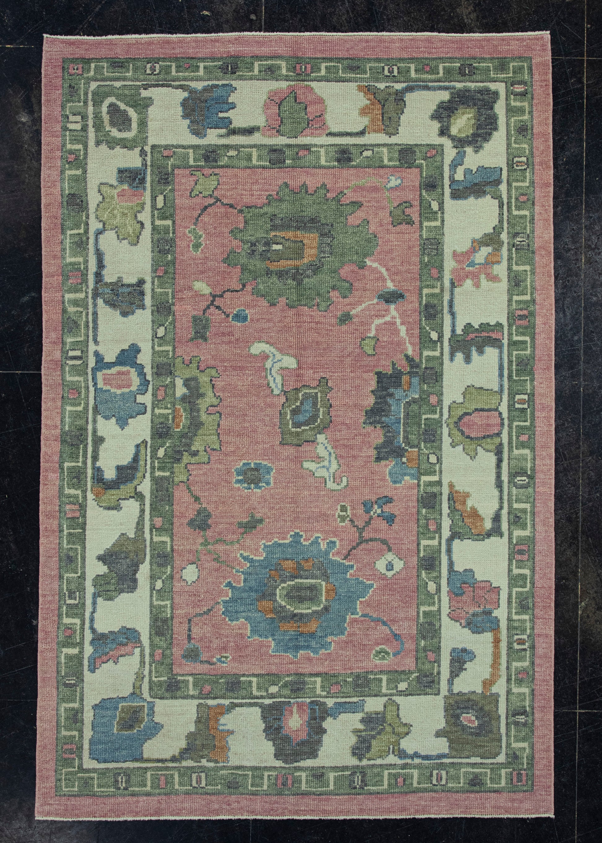 Turkish Oushak Rug 4'9" x 7'2" #19075