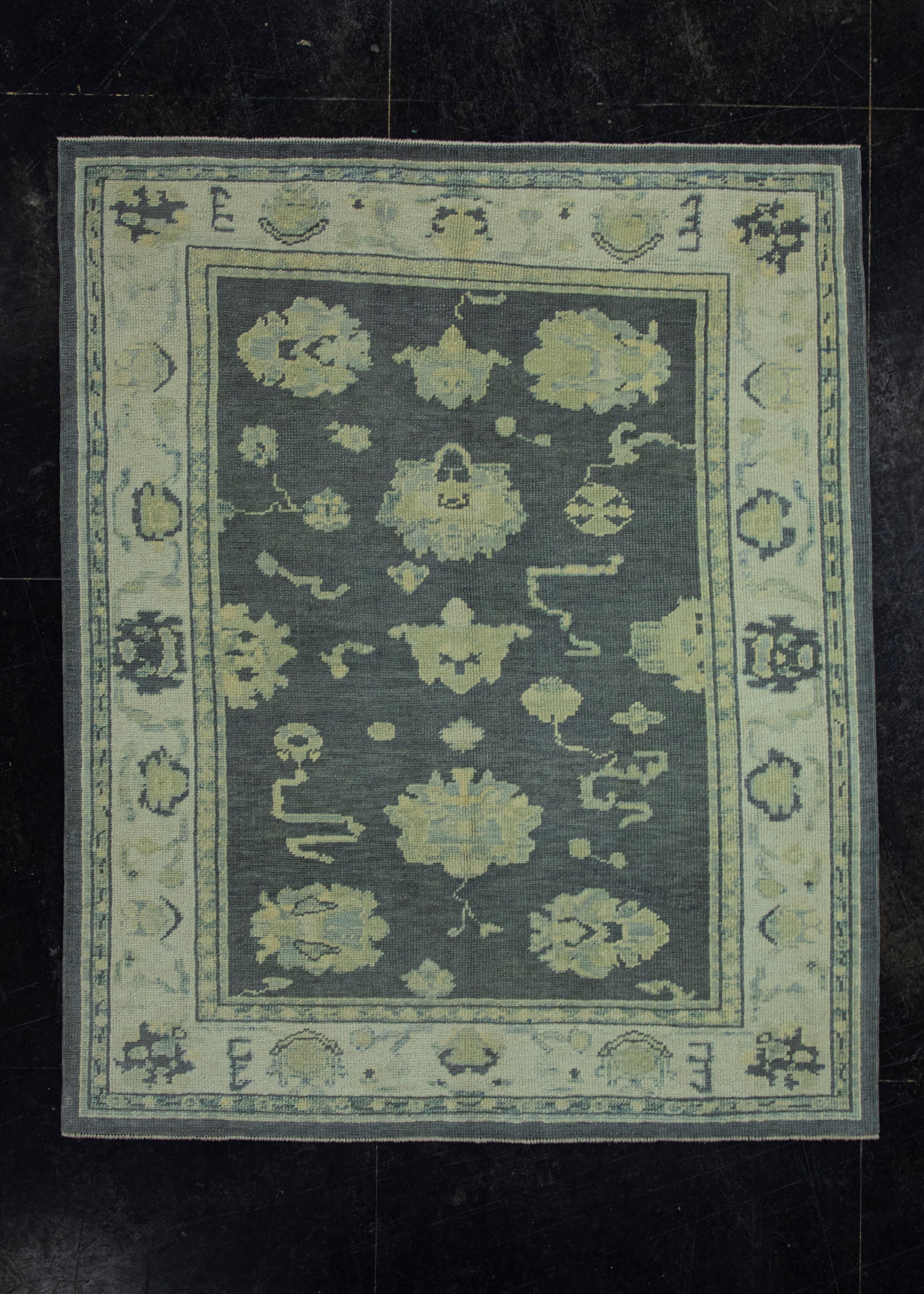 Turkish Oushak Rug 5' x 6'1" #19091