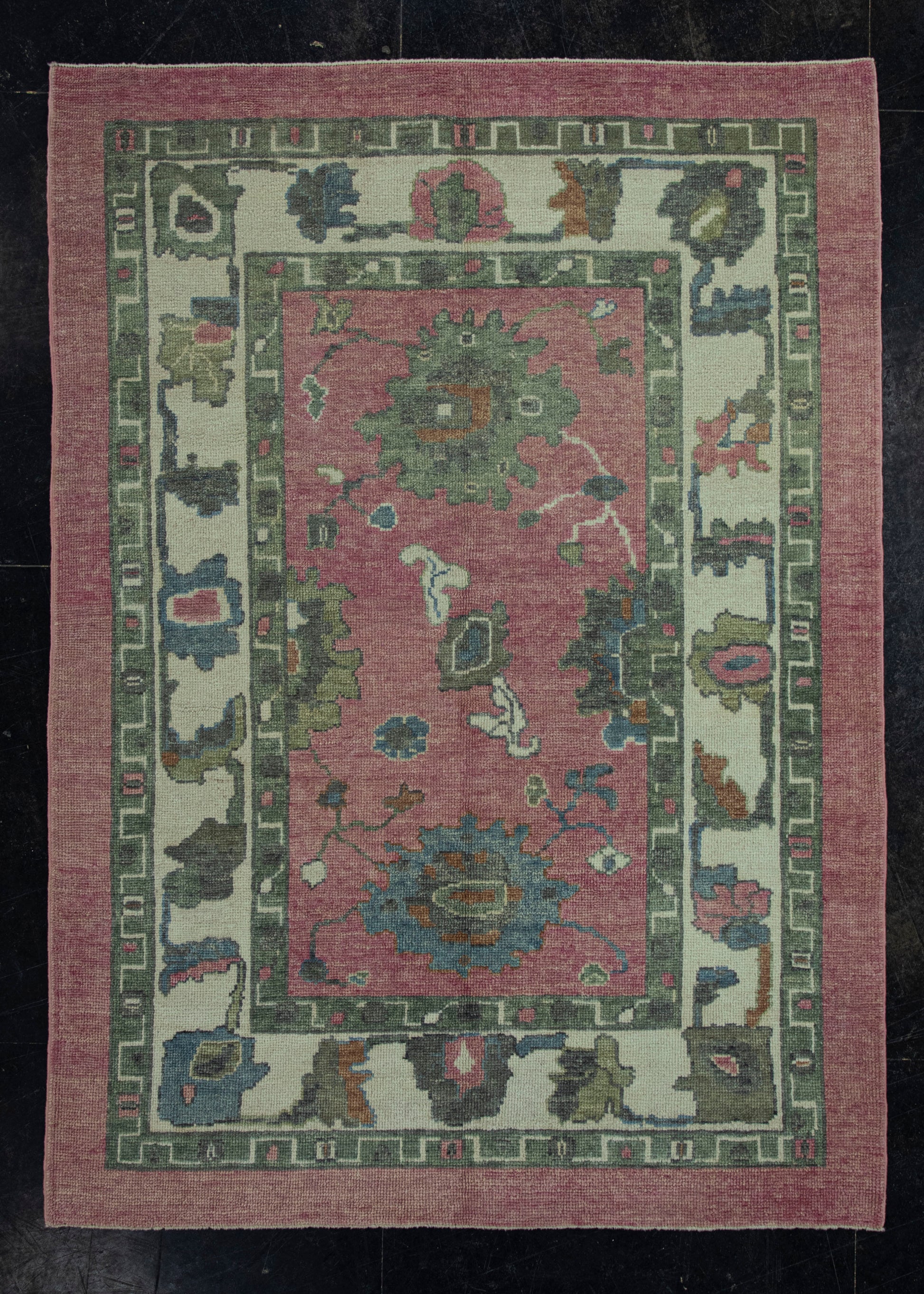 Turkish Oushak Rug 5'3" x 7'4" #19190