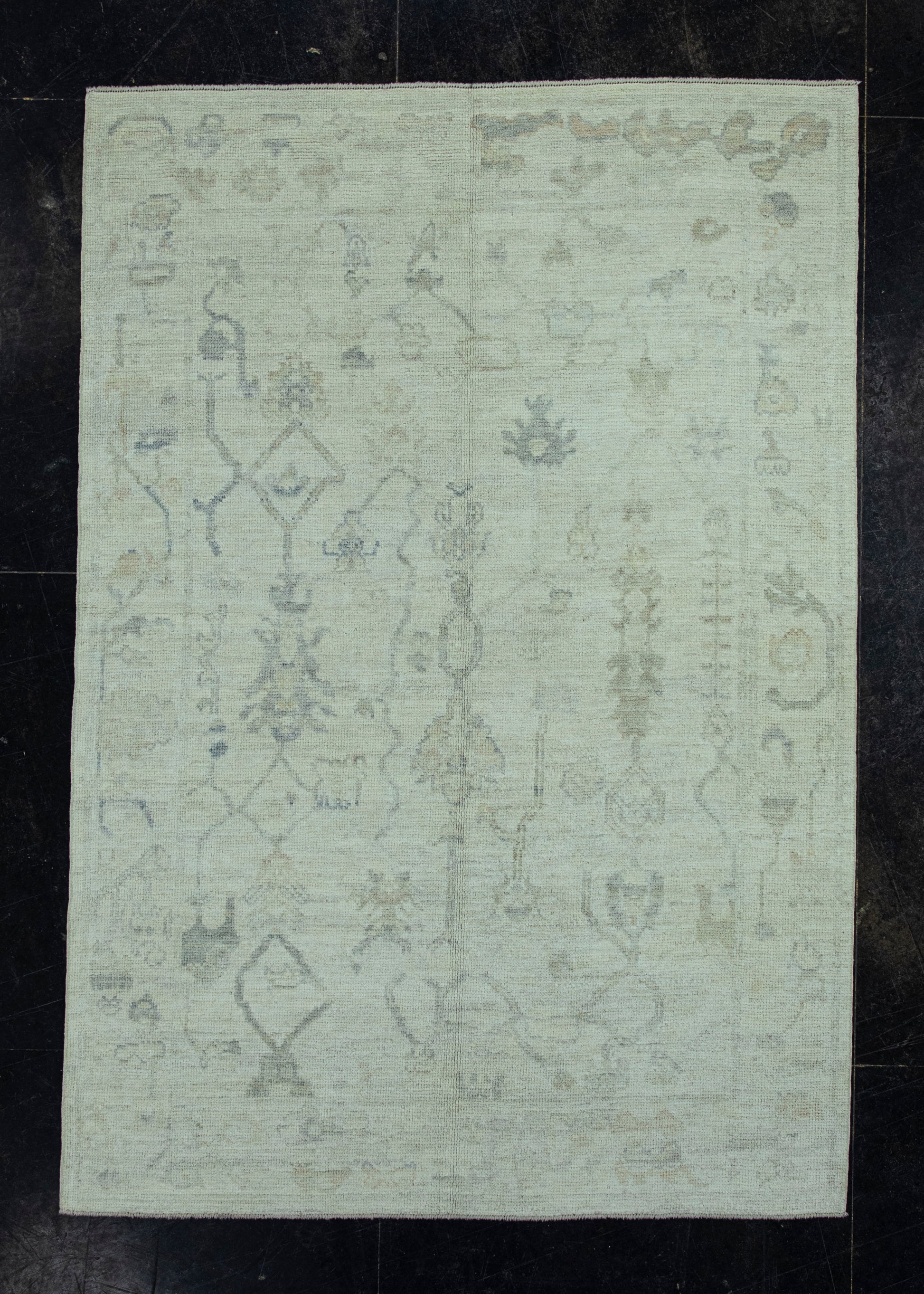 Turkish Oushak Rug 4'11" x 7'1" #19256