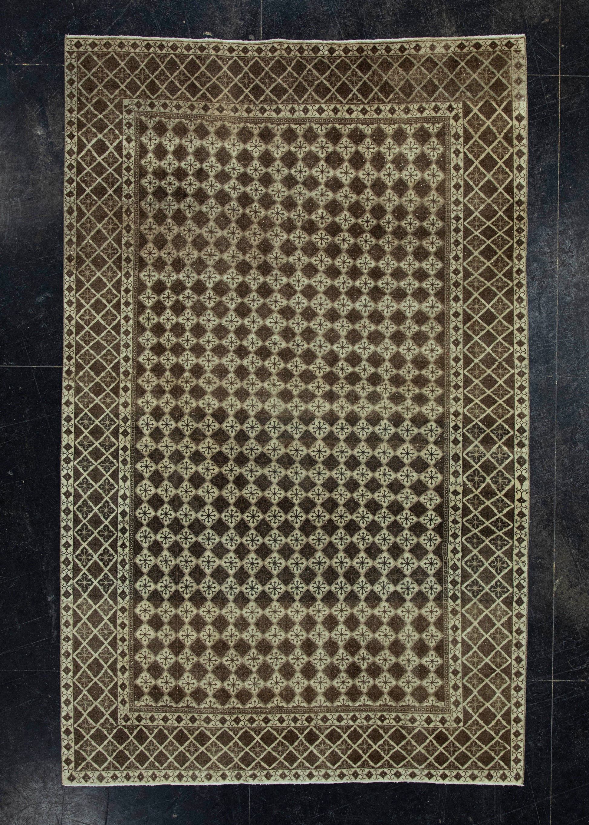 Turkish Vintage Rug 4'7" x 7'5" #20708