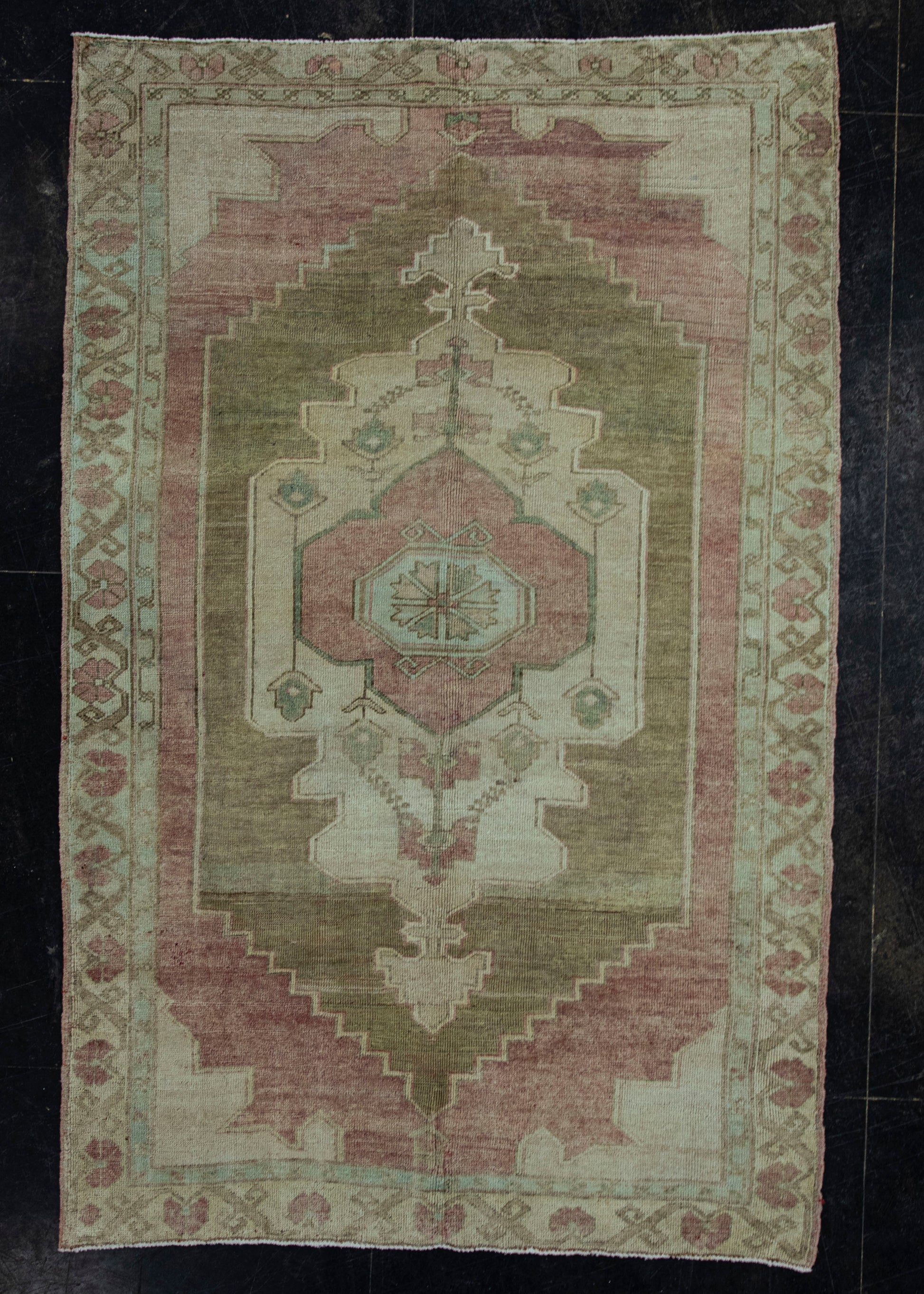 Turkish Vintage Rug 4'8" x 7'4" #20685