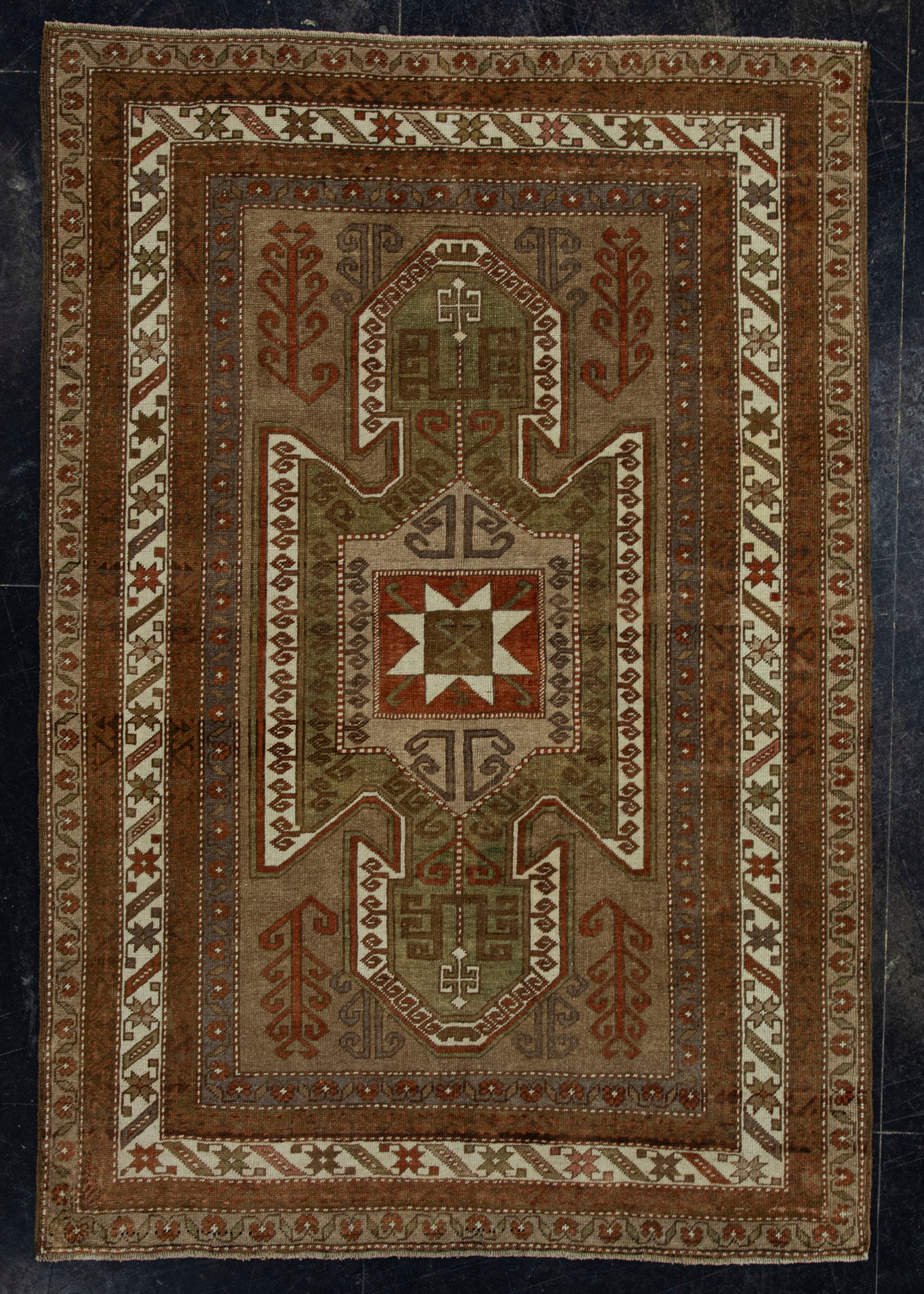 Turkish Vintage Rug 4'10" x 7'2" #20552