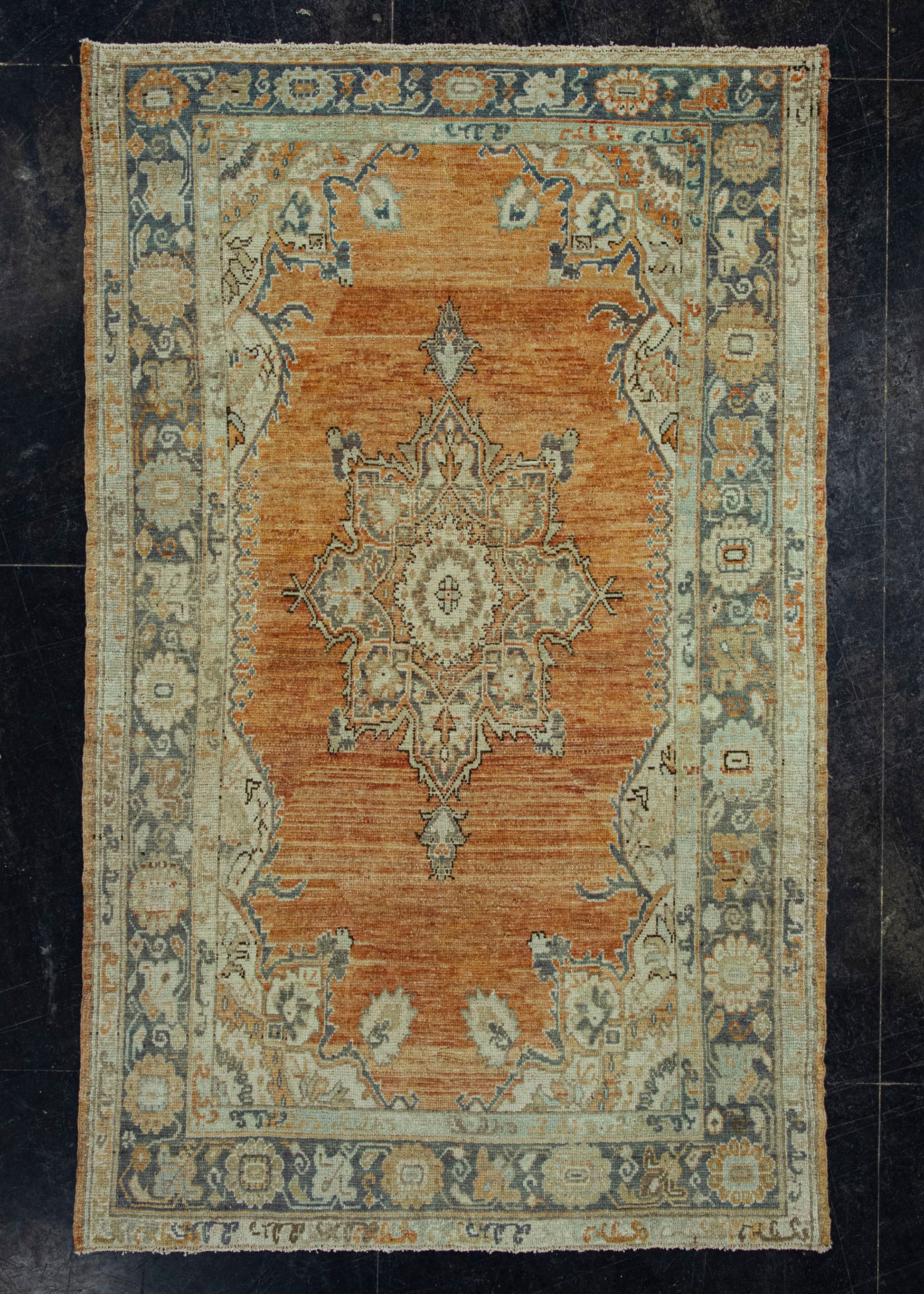 Turkish Vintage Rug 4'5" x 7'2" #20504