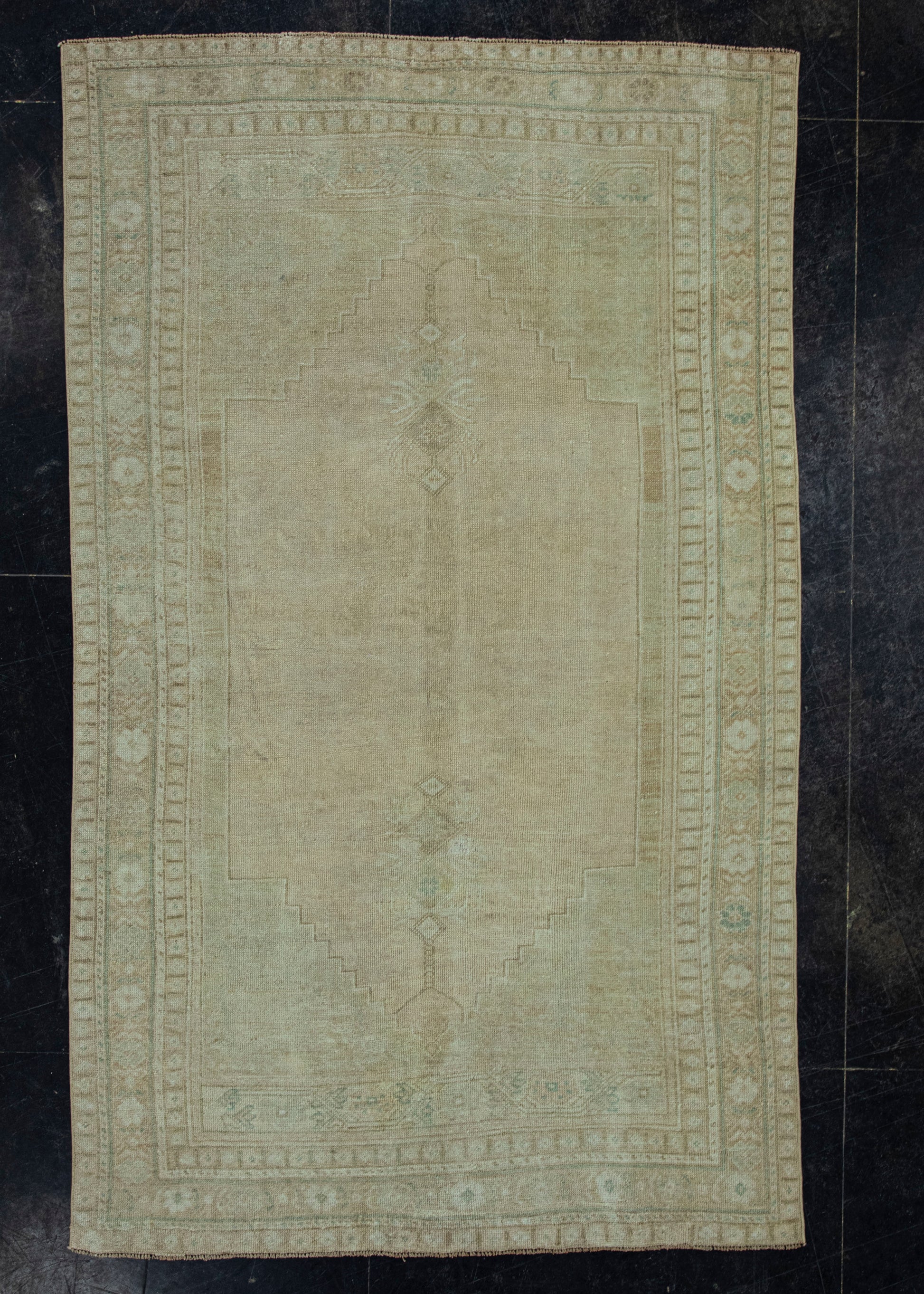 Turkish Vintage Rug 4'7" x 7'8" #20502