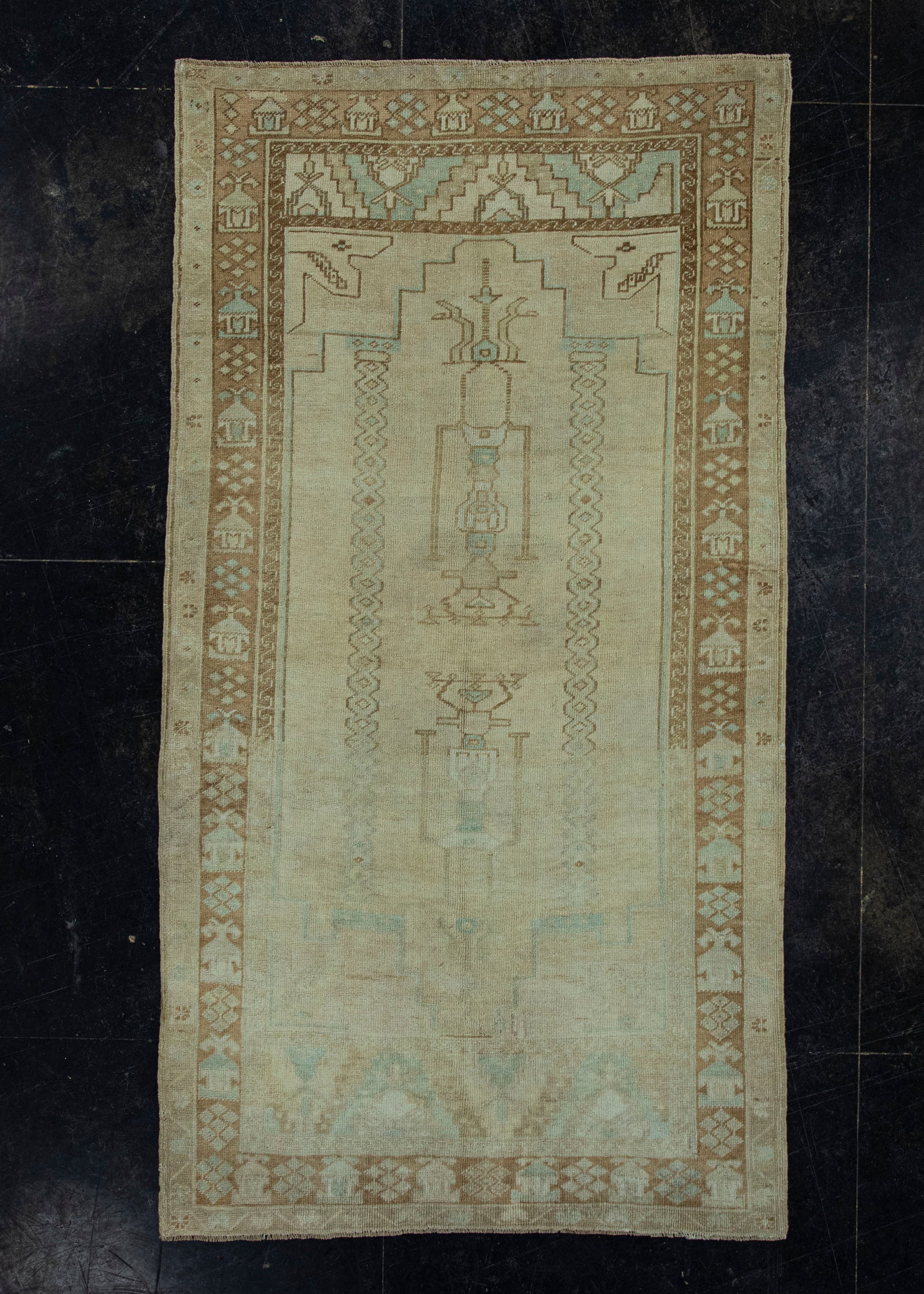 Turkish Vintage Rug 3'11 x 7'4" #20500