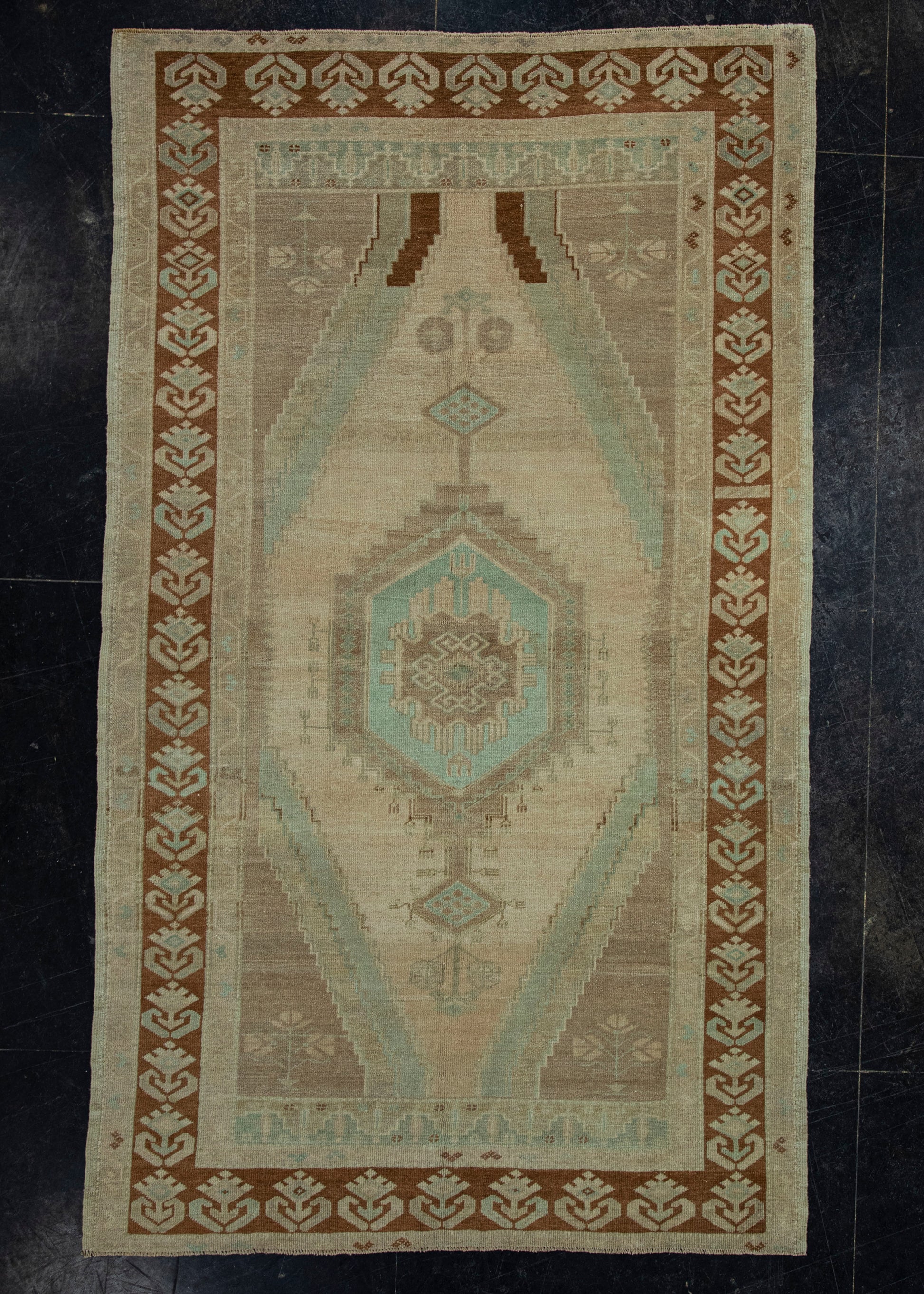 Turkish Vintage Rug 4'7" x 7'11" #20841