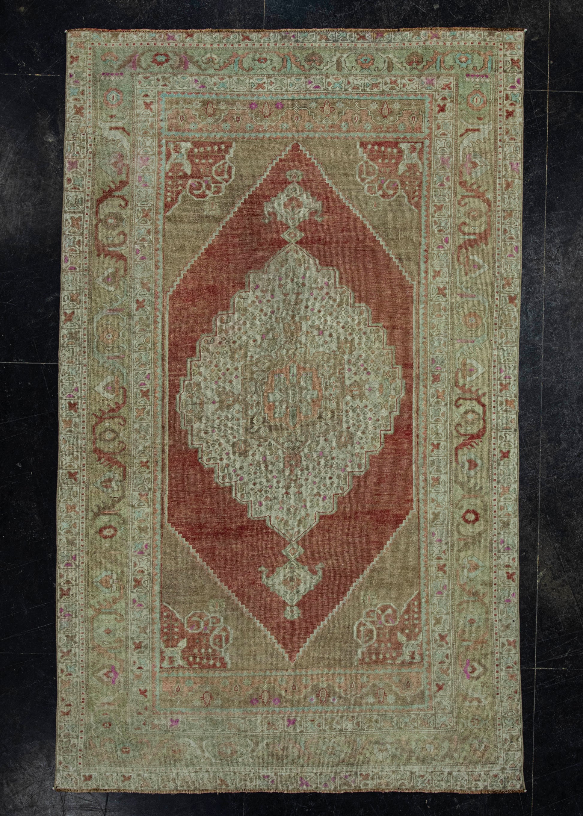Turkish Vintage Rug 4'9" x 7'11" #20848