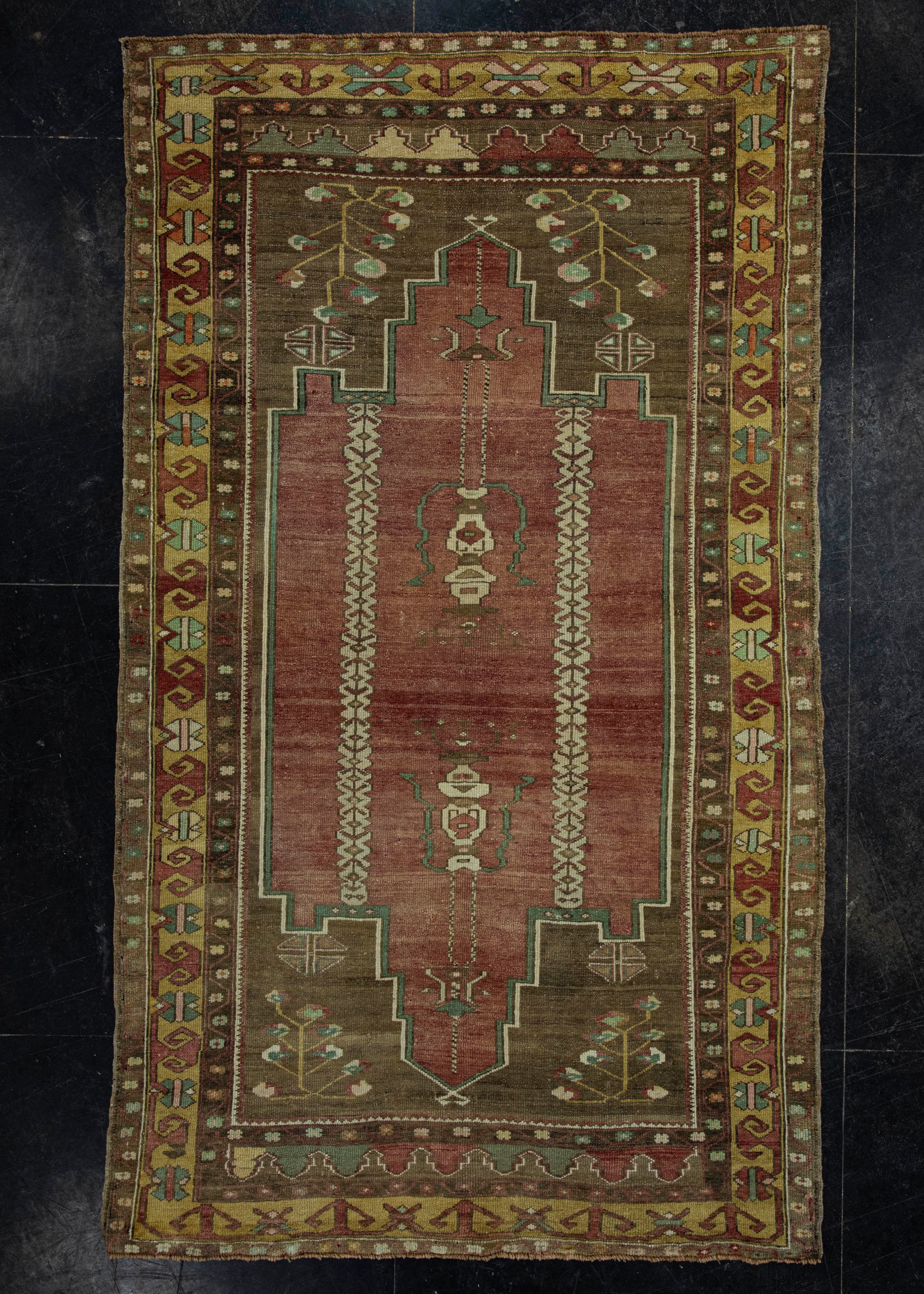 Turkish Vintage Rug 4'7" x 8'2" #20832