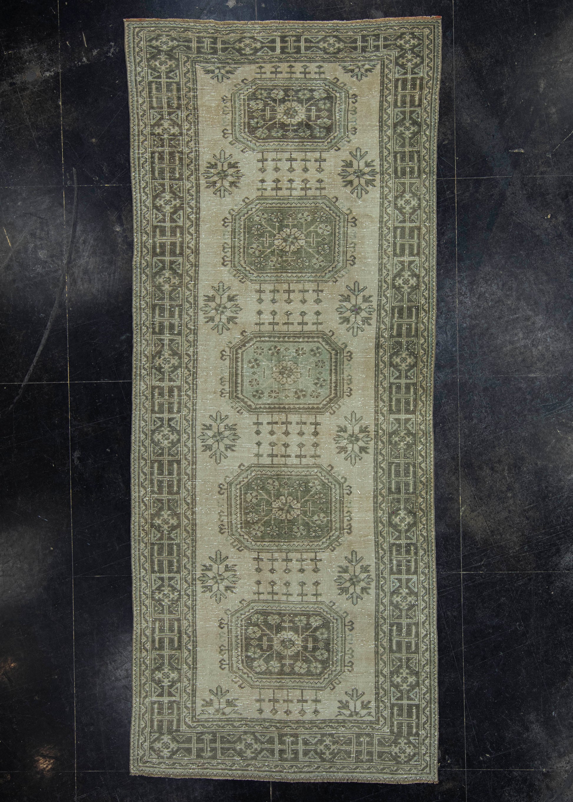 Turkish Vintage Rug 4'8" x 11'6" #20773